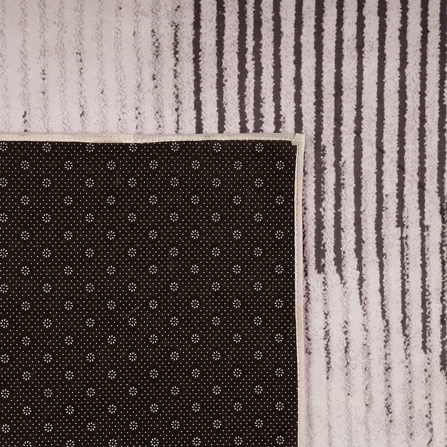 Pink Abstract Rug 80 x 150cm Low Pile Polyester