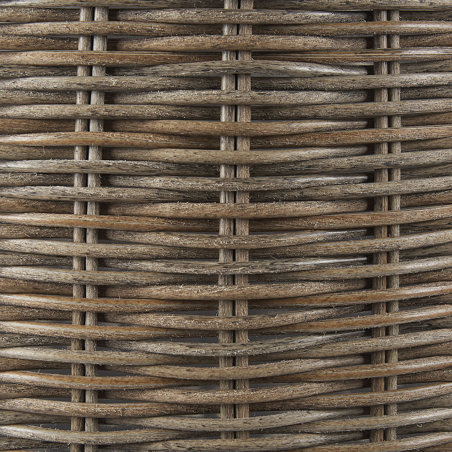 Brown Rattan Plant Baskets Set Of 2 With Handles