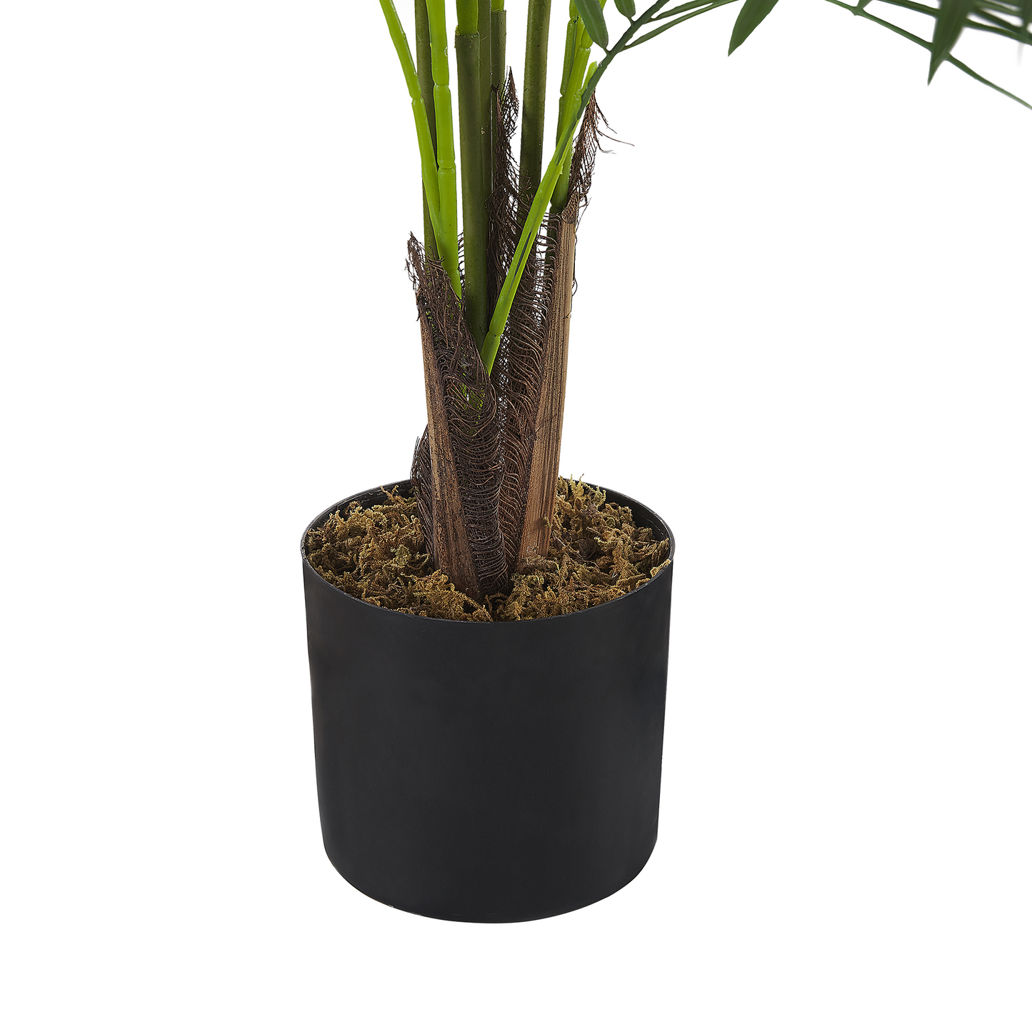 Areca Palm Artificial 124cm Green and Black