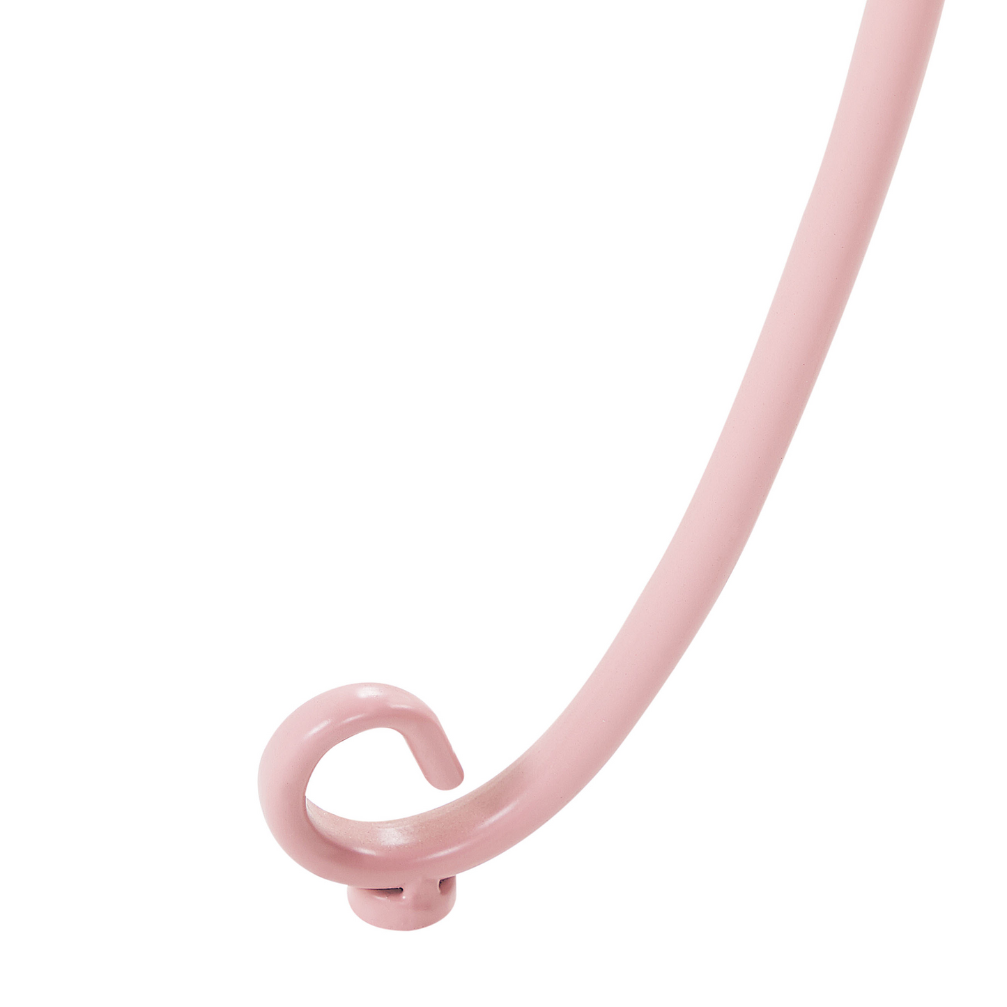 Pink Metal Garden Side Table Round 40cm Outdoor Vintage Style Elegant Patio Accent