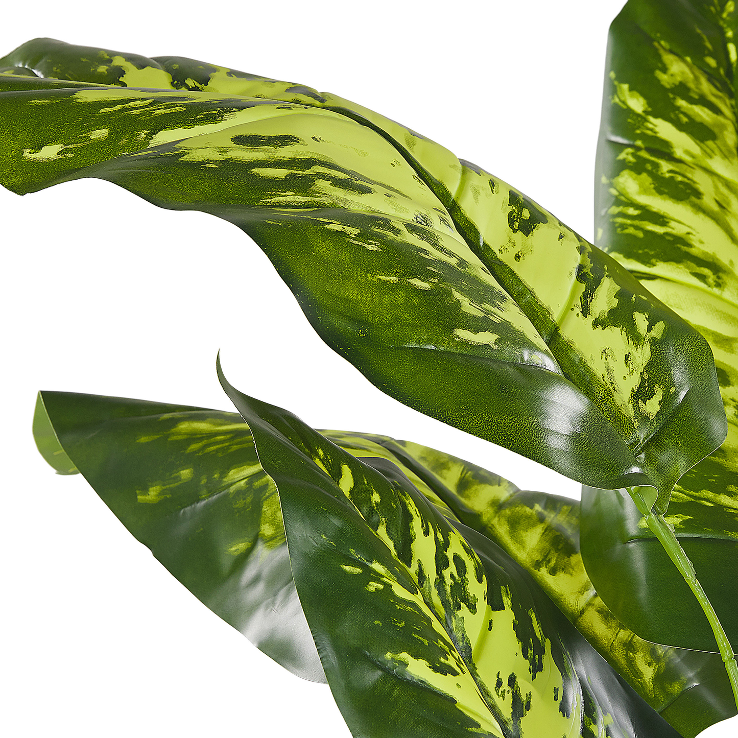 Living Dieffenbachia Potted Artificial Plant 122cm Green and Black Synthetic Indoor Decor