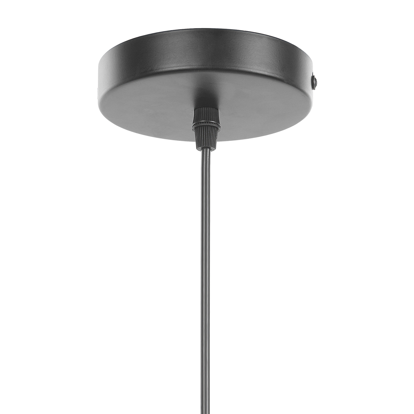 Hanging Pendant Lamp In Light Wood And Black Finish Boho Modern Design