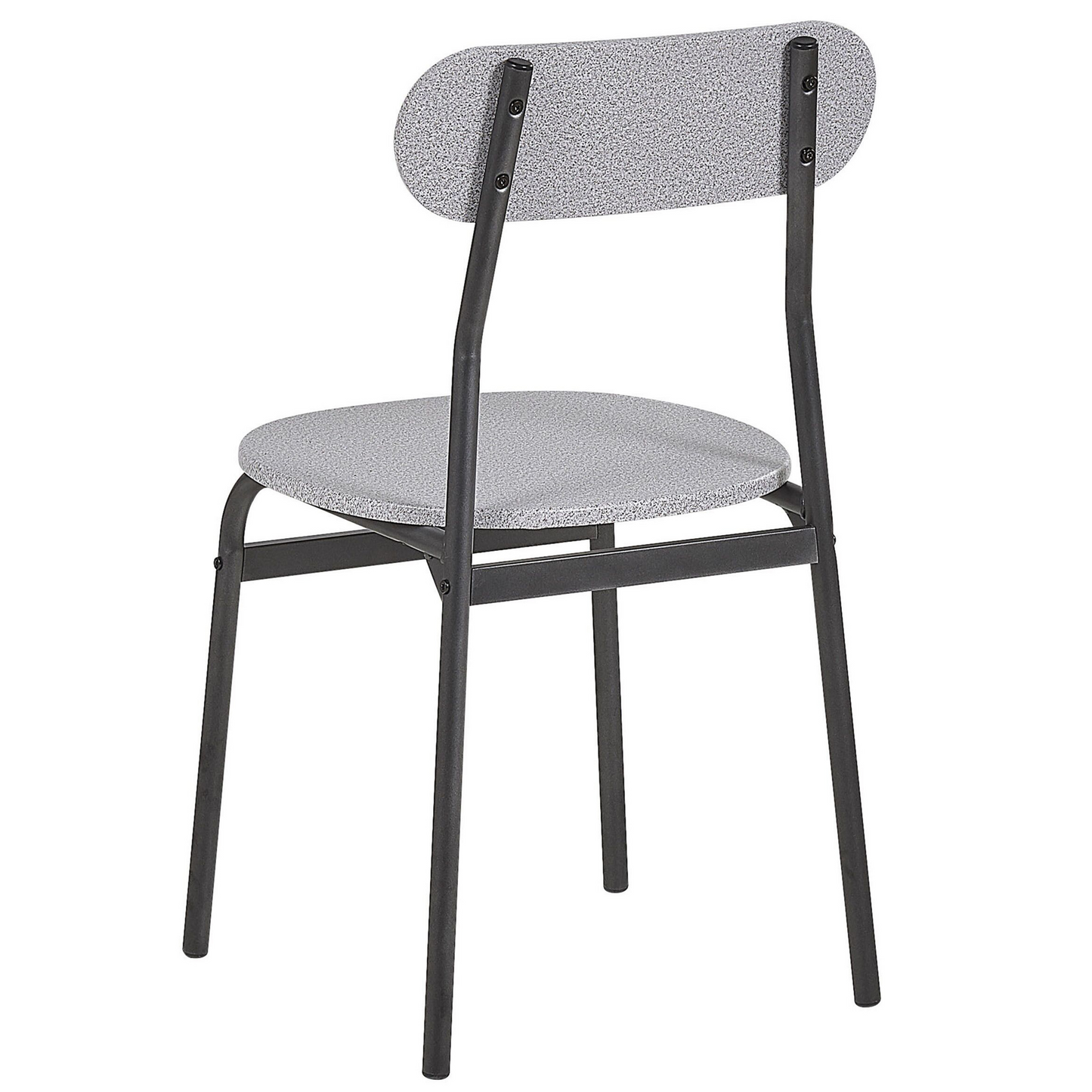 Dining Set 110 x 70cm Grey Table 4 Chairs Modern