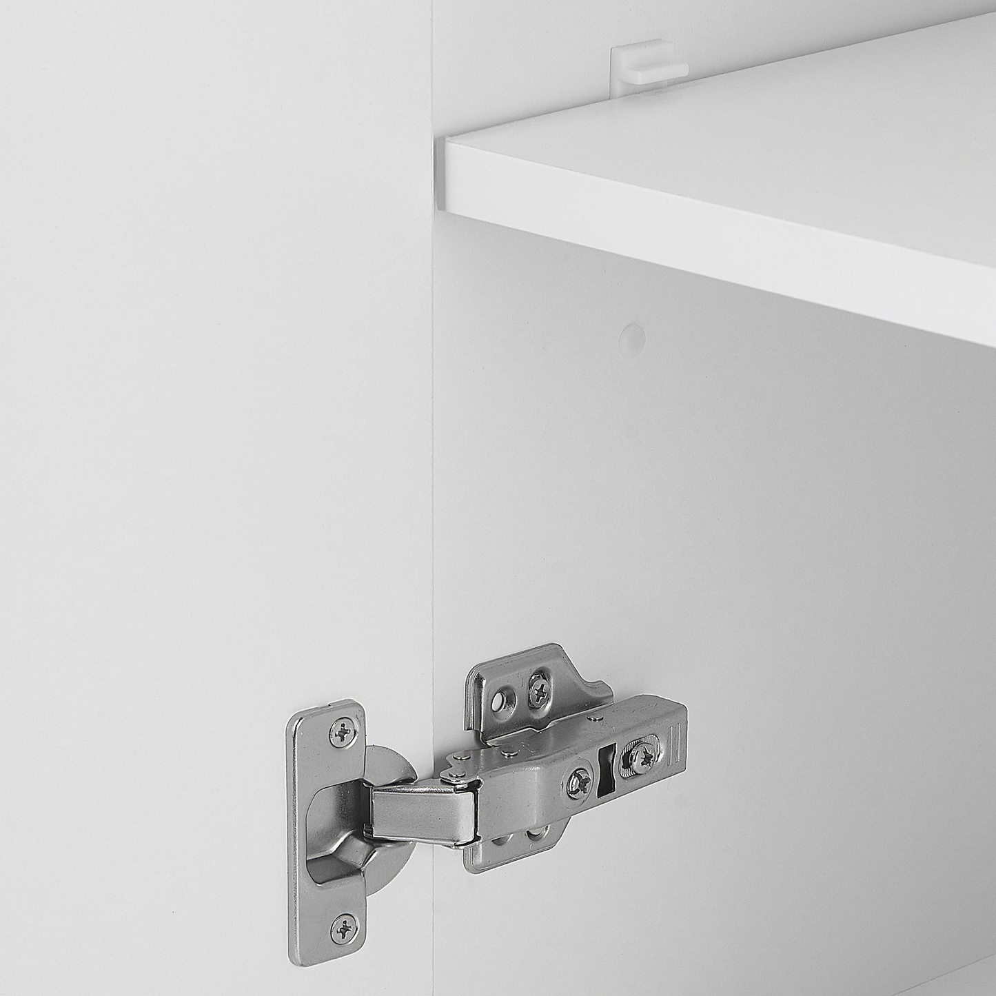Home White Bathroom Cabinet 88 x 40 x 35cm Modern