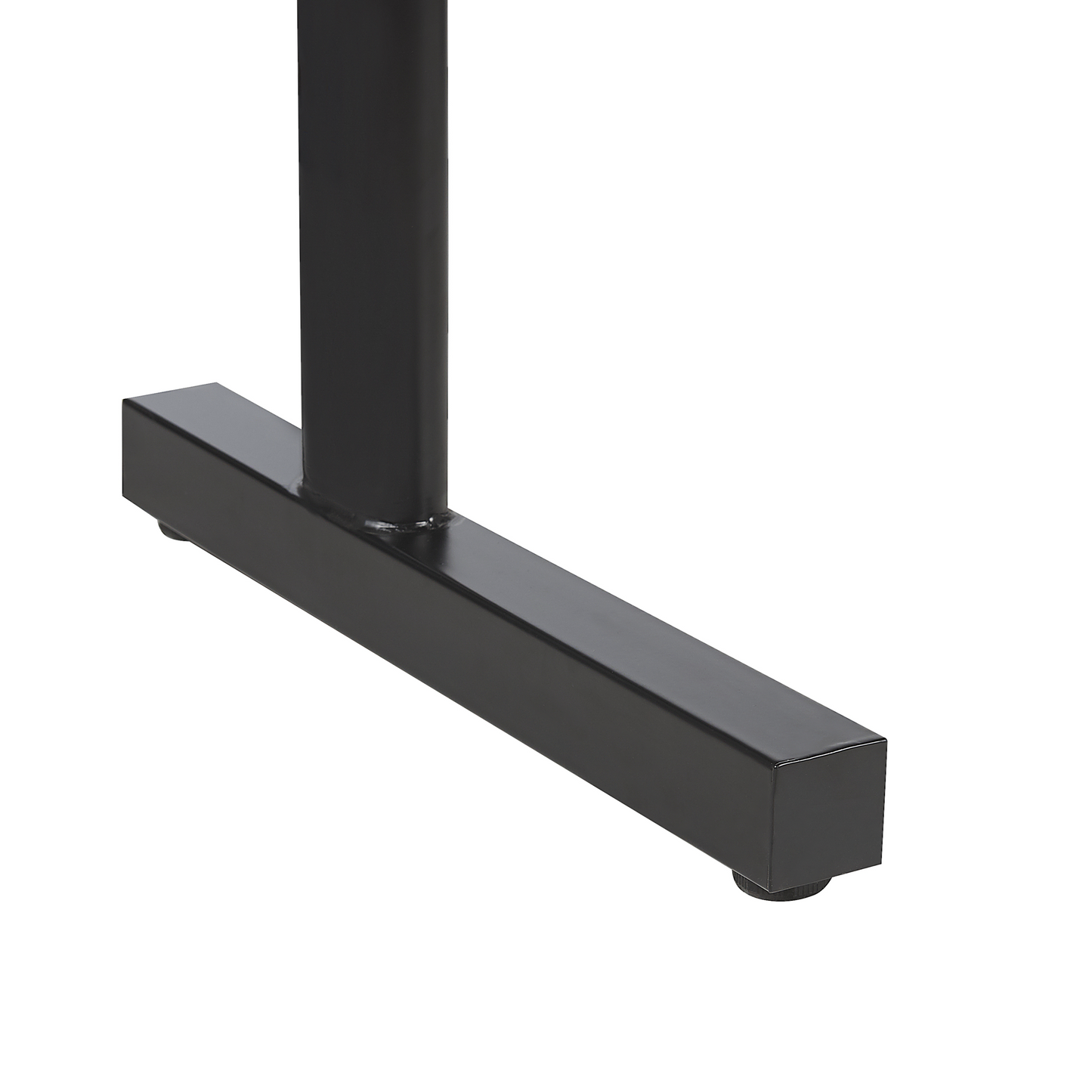 NovaForge Adjustable Gaming Desk 120x60cm Black With RGB Lights