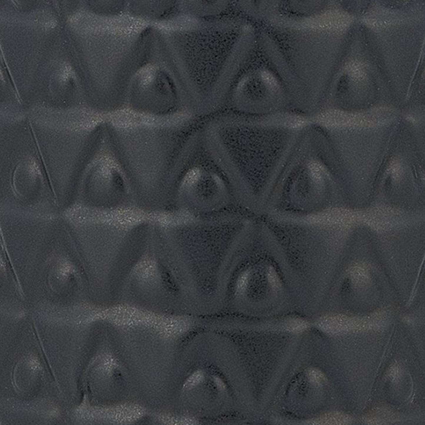 Black Stoneware Table Vase With Gold Neck 39cm