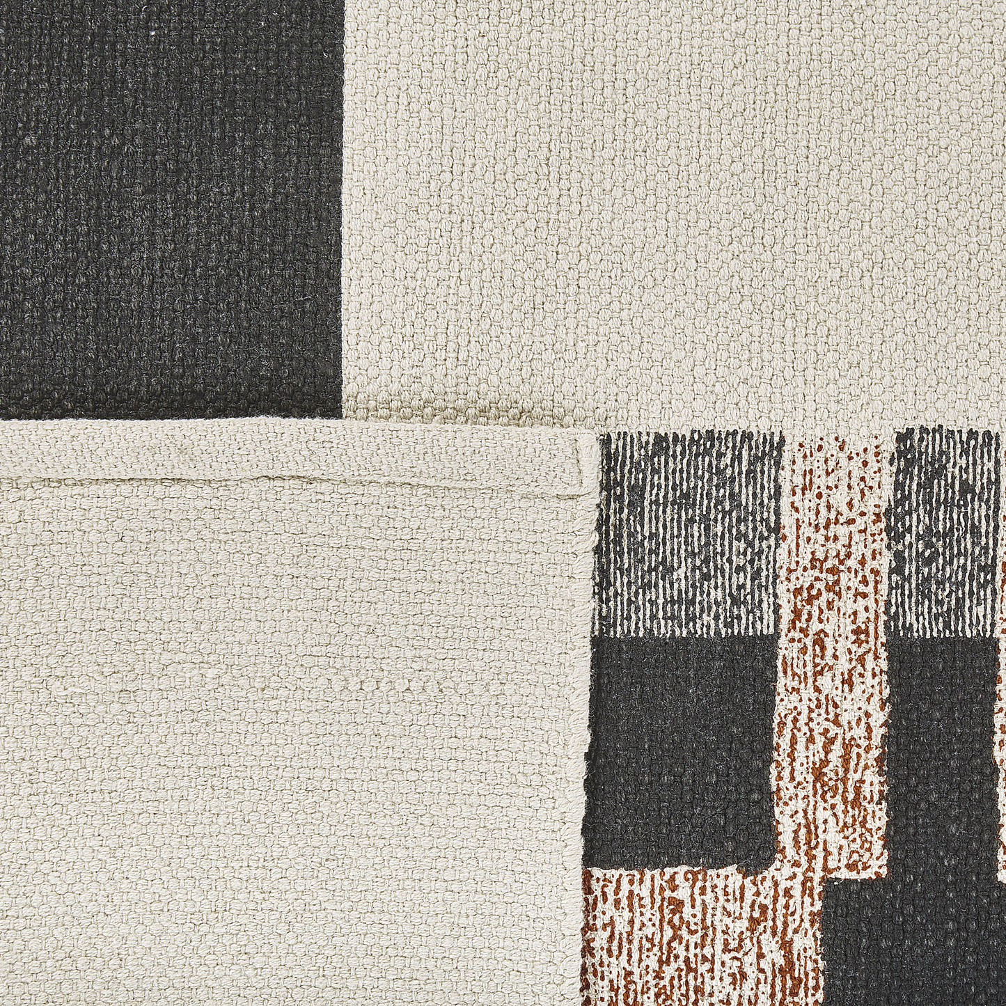 Multicolour Cotton Area Rug 80 x 150cm Handwoven