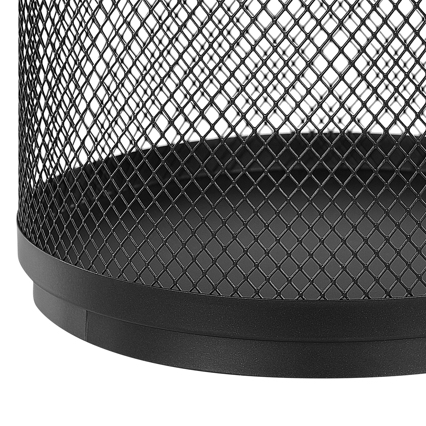 Lantern Black Iron 19cm Pillar Candle Holder With Minimalist Industrial Handle For Home Decor