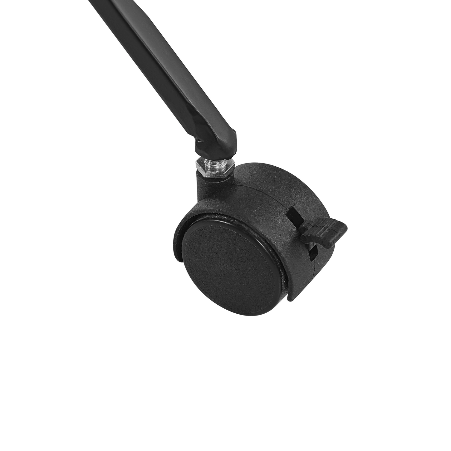 Kitchen Trolley Black Metal 56cm Removable Light Wood Top with Castors in Industrial Rustic Modern Style