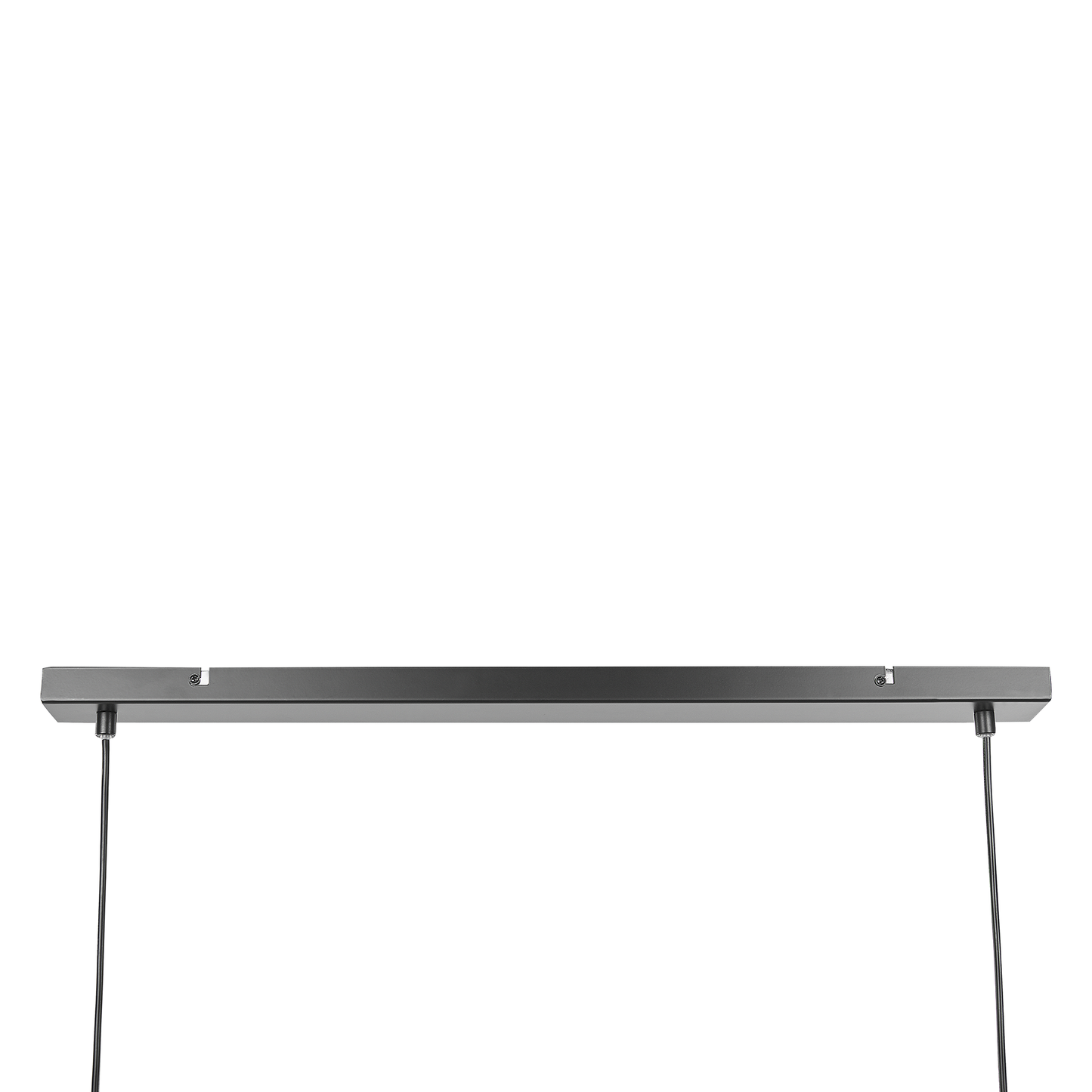 3 Light Hanging Lamp Black Gold Metal Track 107cm
