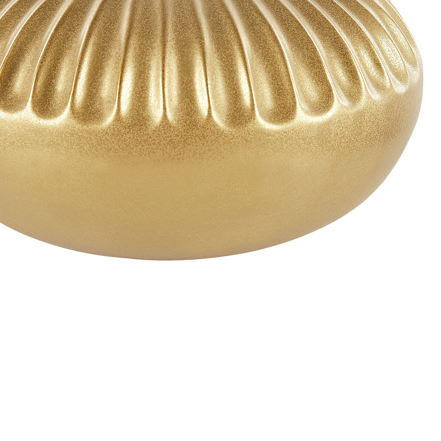 Home Gold Stoneware Vase 20cm Decorative Tabletop Accent