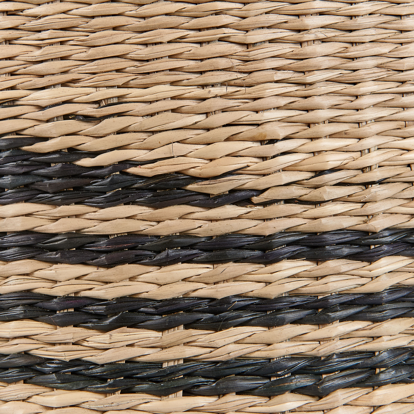 Boho Seagrass Plant Basket Set of 3 With Linings