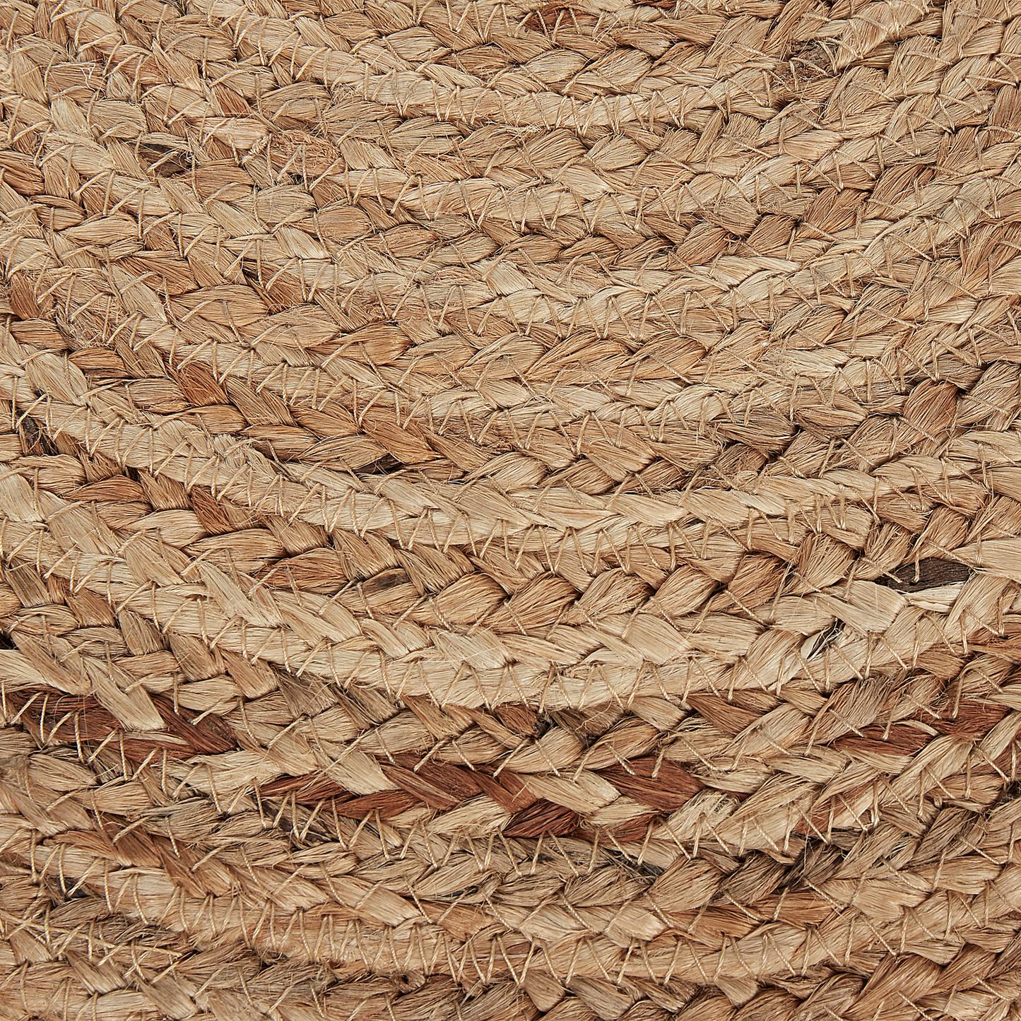 Pouffe Natural Jute 50cm Beige Boho Ottoman EPS Filled