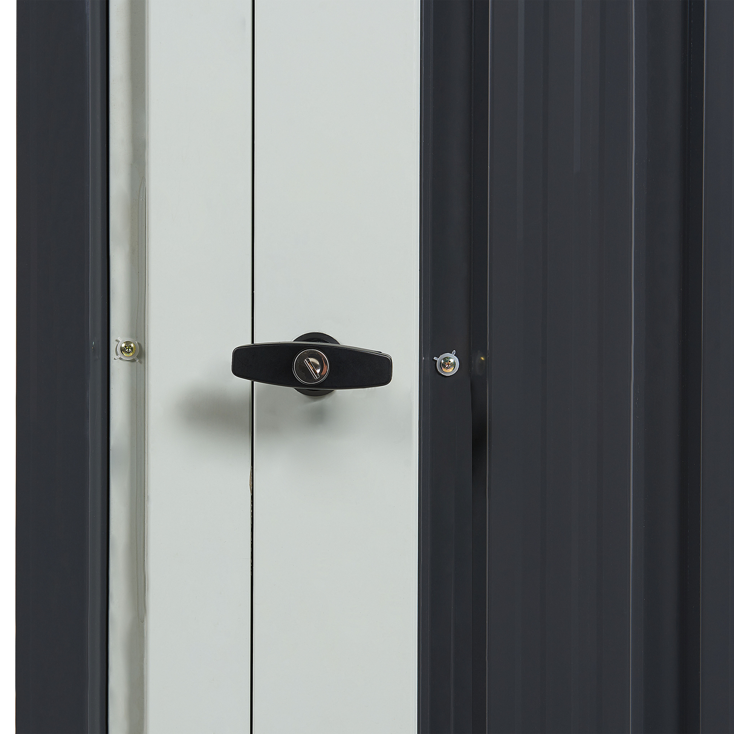 Galvanized Steel Outdoor Shed Waterproof Grey