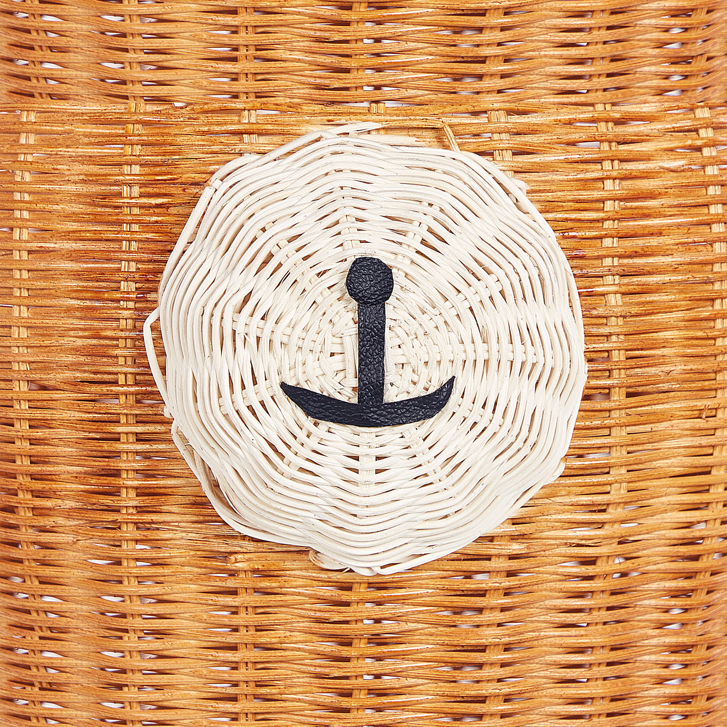 Bear Shaped Basket Natural Rattan Toy Hamper