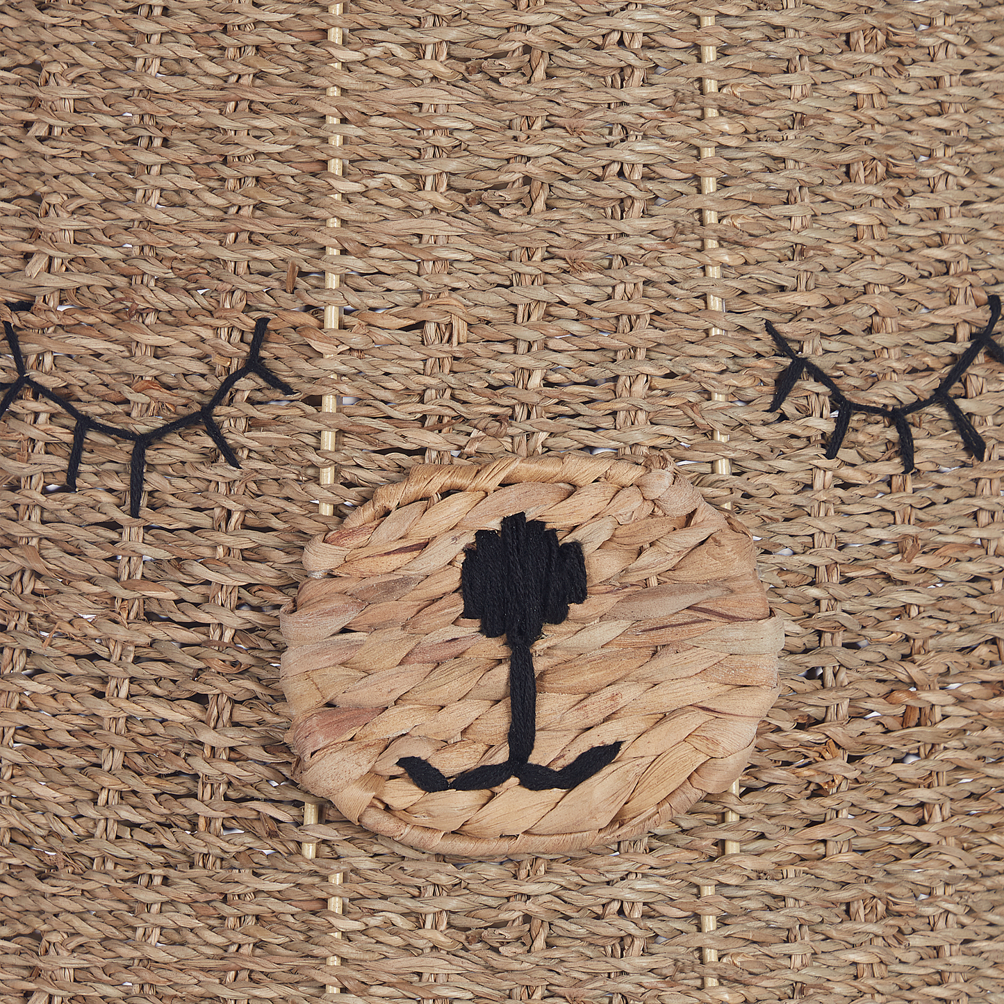 Wicker Bear Natural Seagrass Bear Shaped Basket With Lid Toy Hamper For Kids Rooms