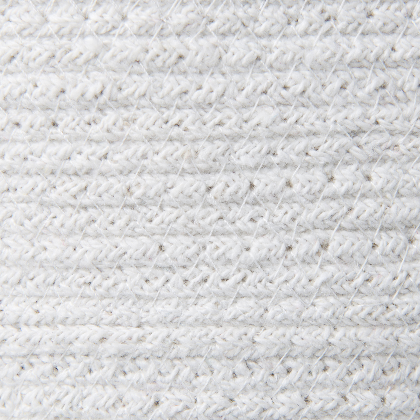 Boho Cotton Jute Storage Baskets Set Of 3 White Natural