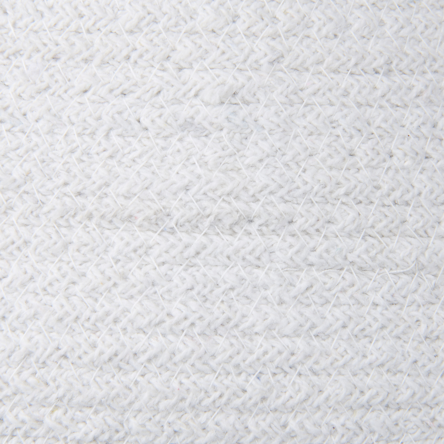 Handwoven Cotton Storage Baskets Set of 2 20 x 30cm White
