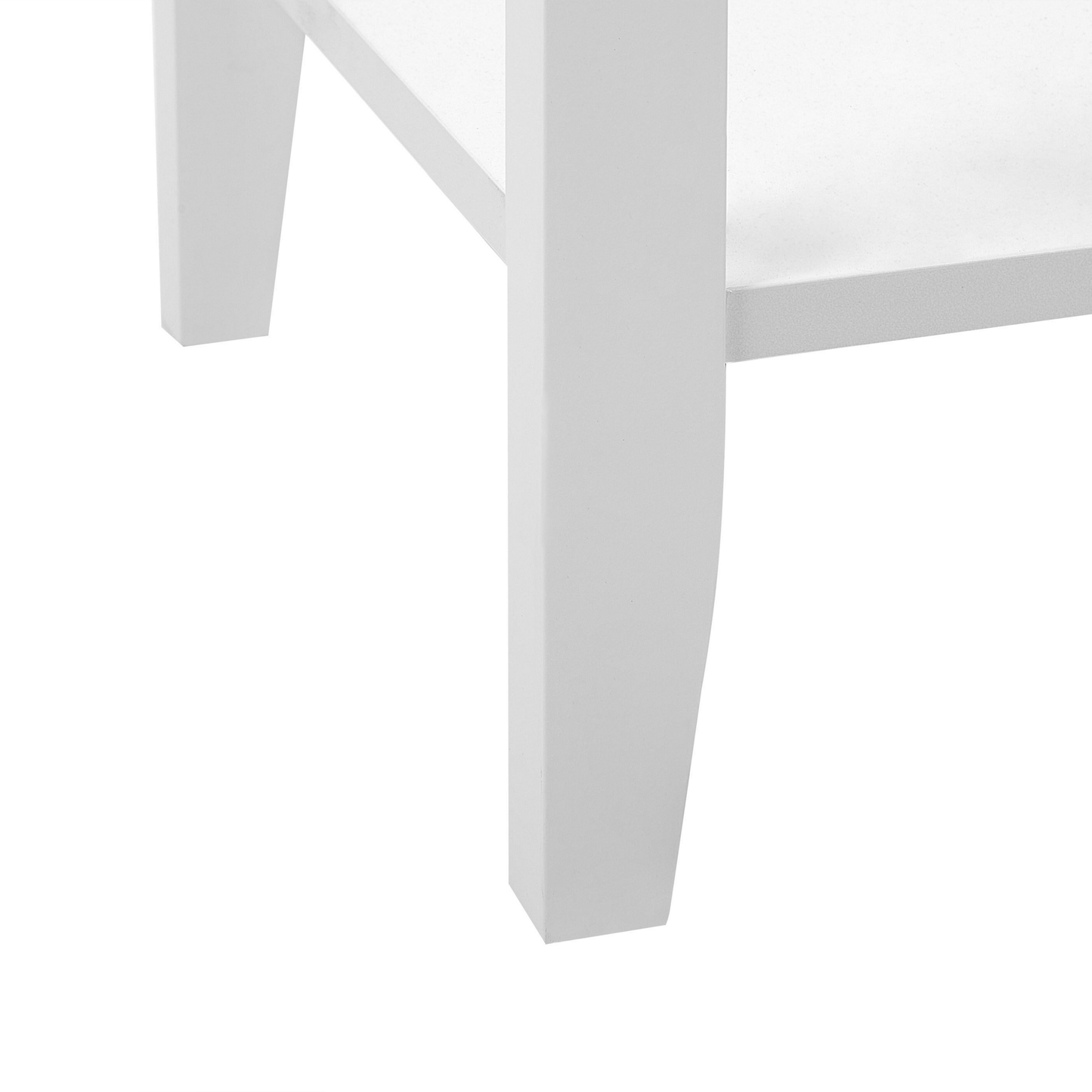 NovaHome White Console Table 3 Drawers 90x40x75 cm Scandinavian