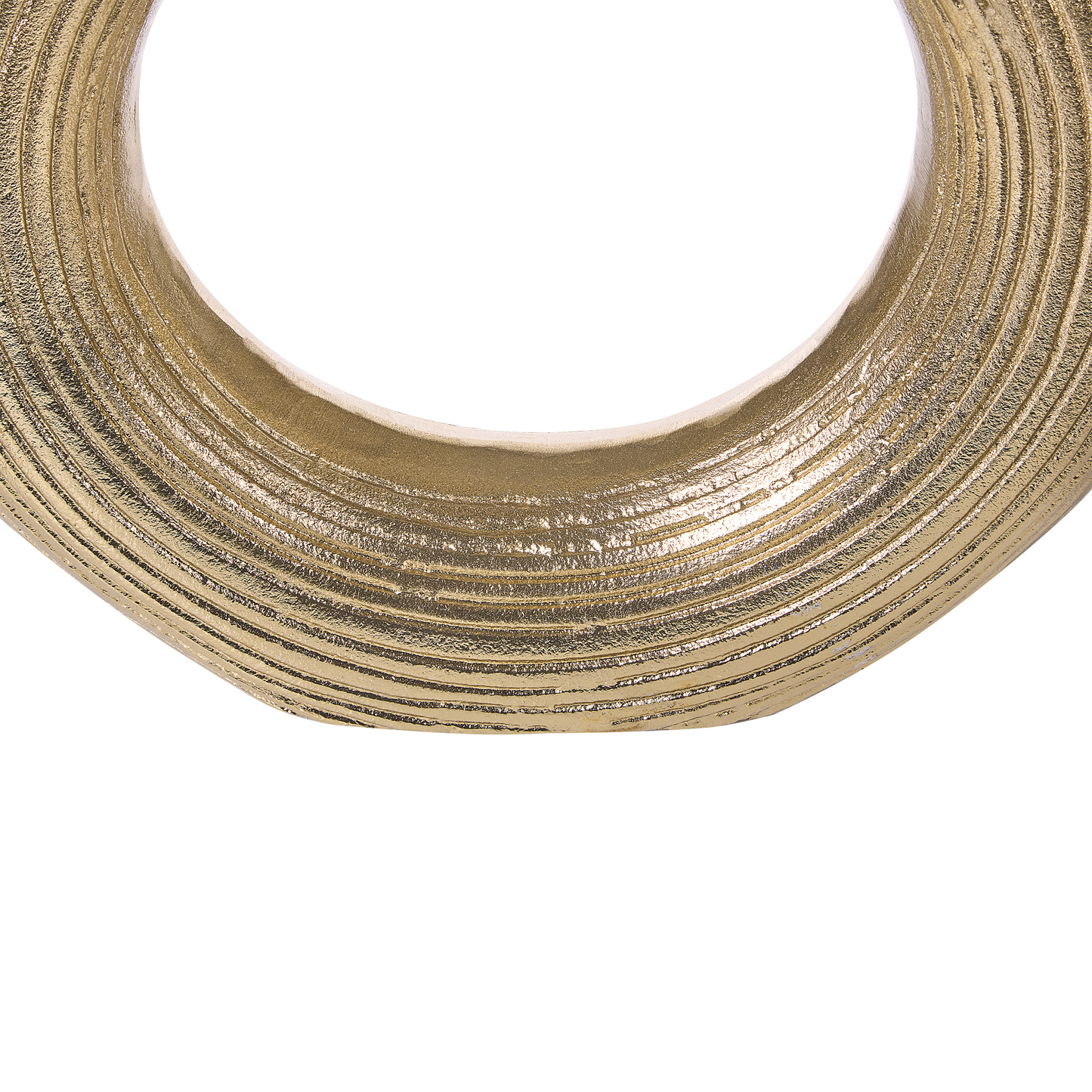 Comal Gold Aluminium Vase Distressed Glam Modern Home Decor