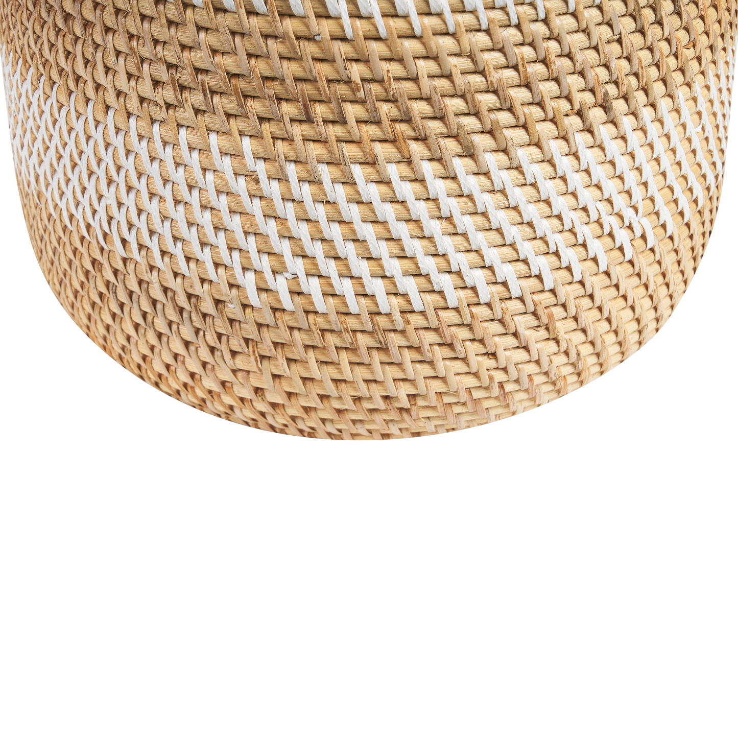Rattan Vase Beige White Natural Style Home Decor