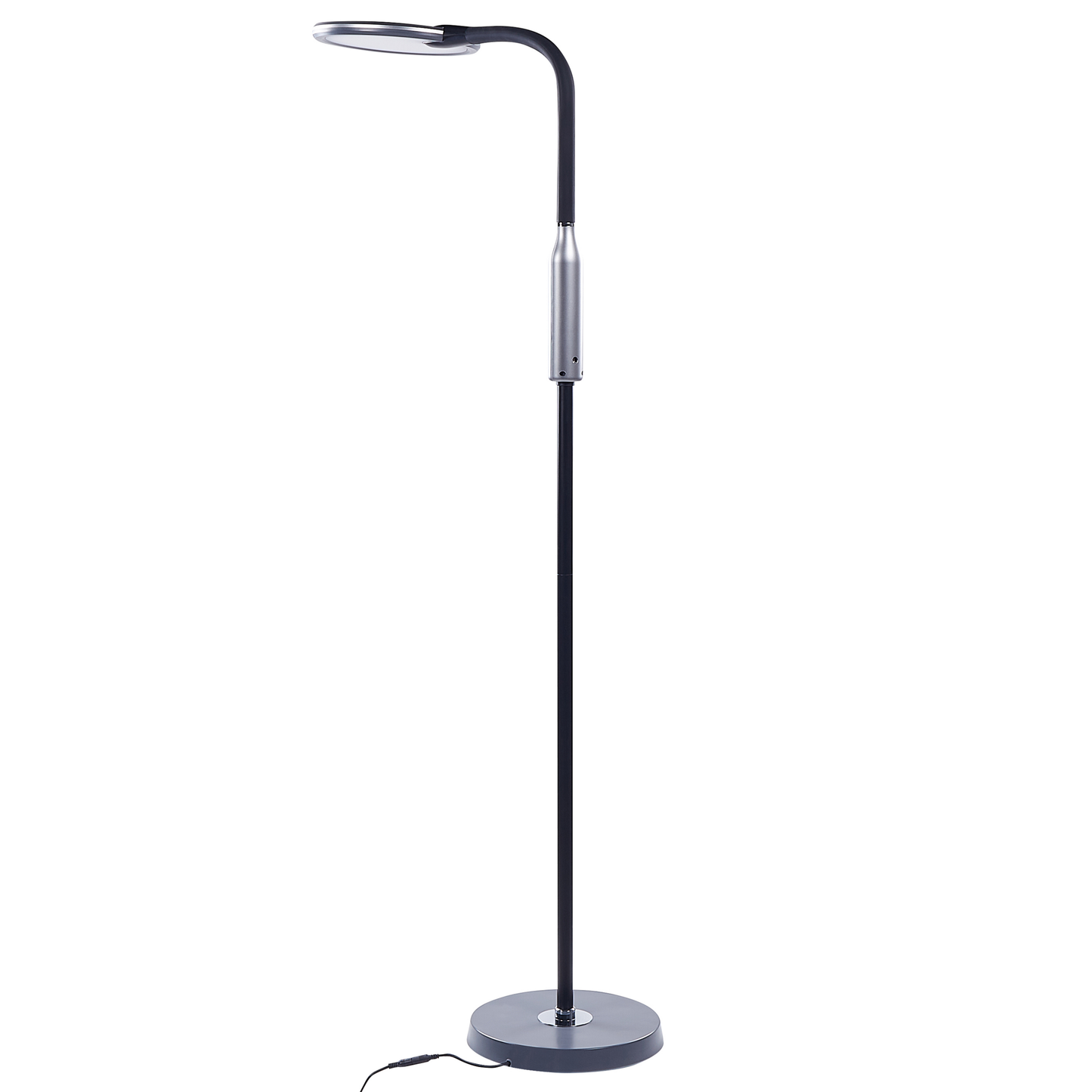 Floor LED Lamp Black 148cm Dimmable Modern