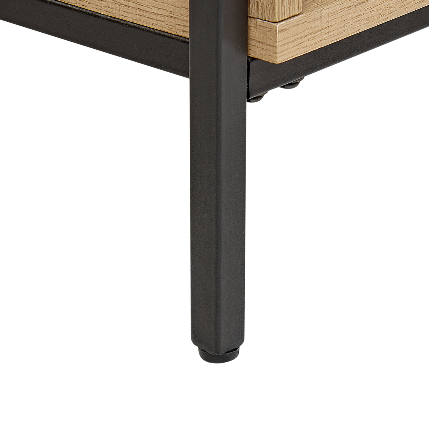 HavenHome Three Door Sideboard Light Brown Grey MDF Finish