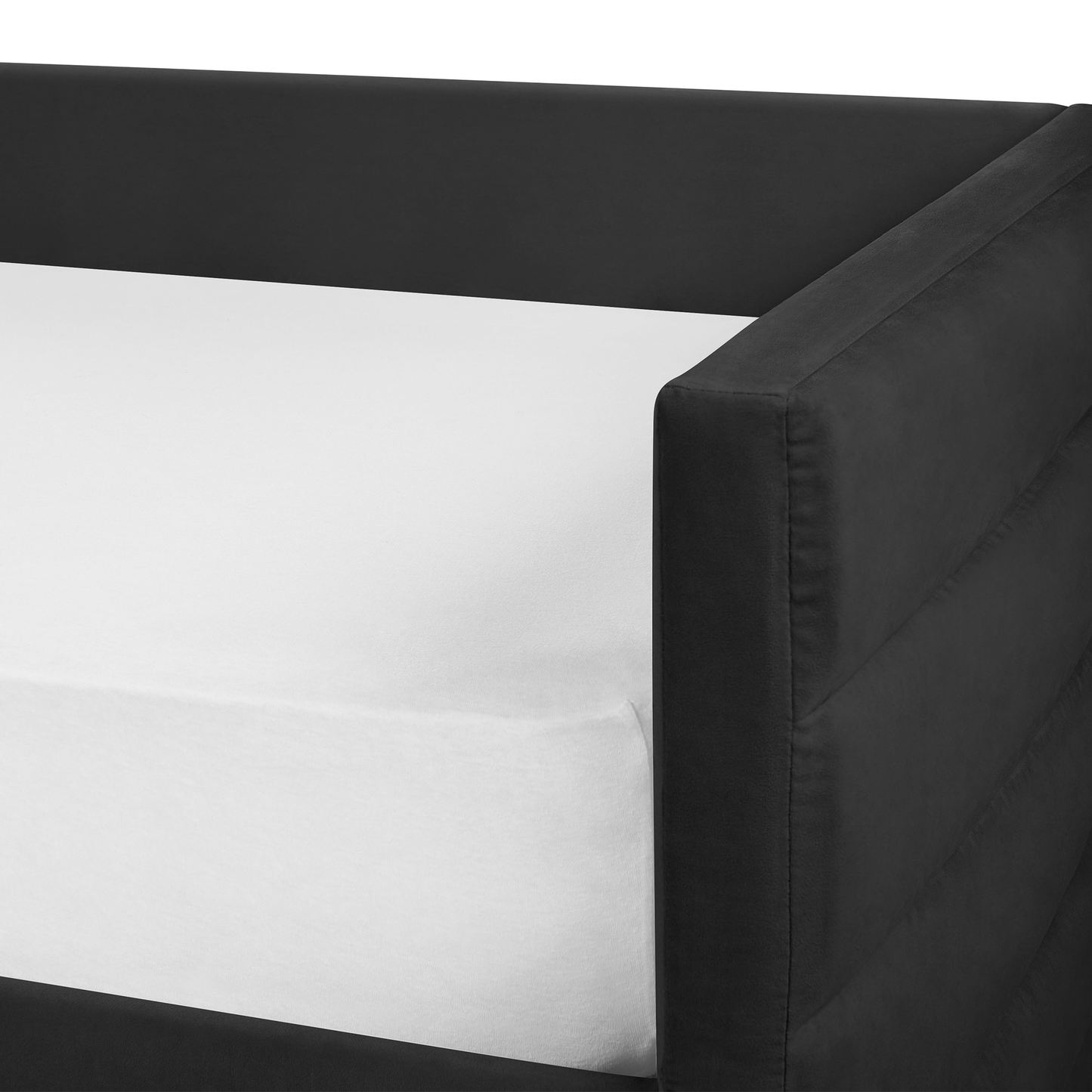 Velvet Daybed EU Single 90 x 200 With Drawers