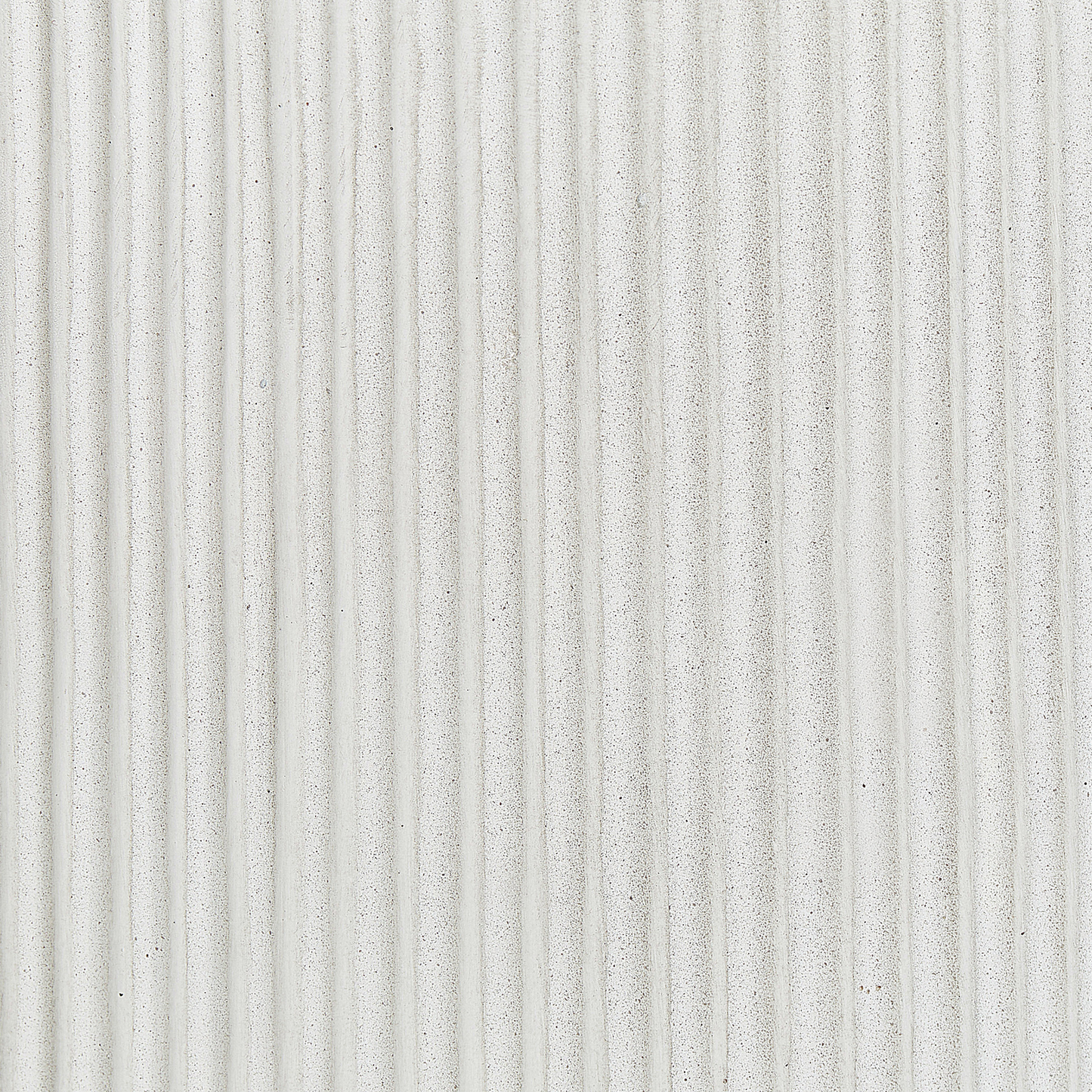 White 37cm Outdoor Plant Pot Ribbed Round UV Resistant