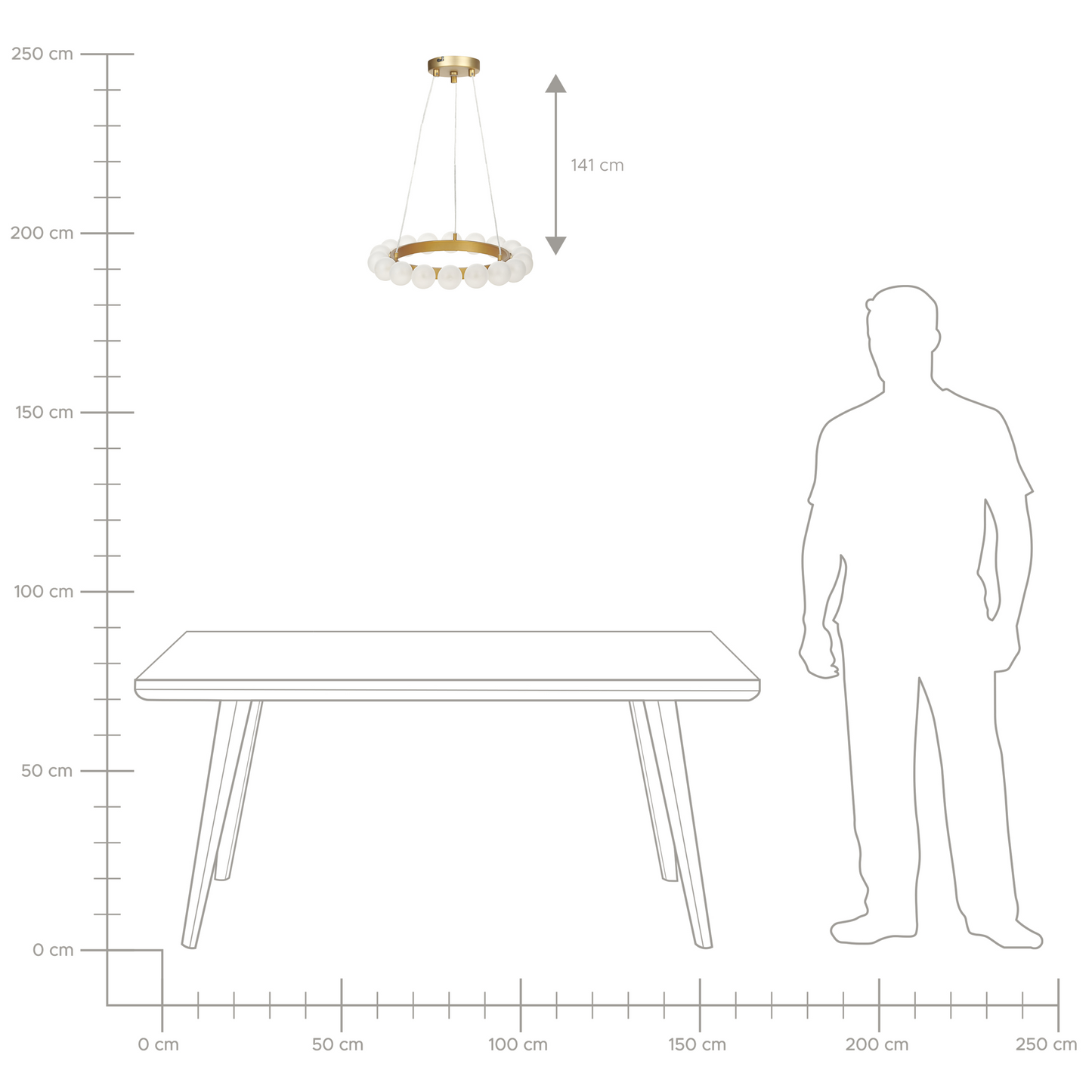 Pendant Lamp Gold Iron Glass Shade 18 Light Modern Glamour Living Room Dining