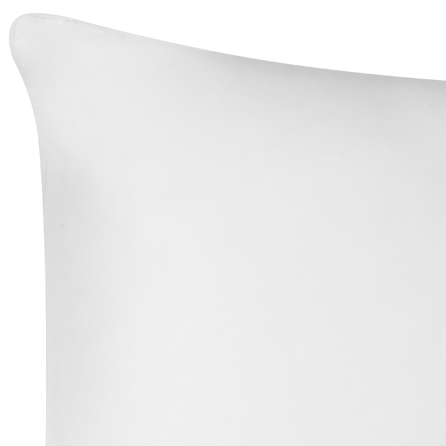 2 Pack Japara Cotton Lyocell Pillows 80 x 80 Low Profile White