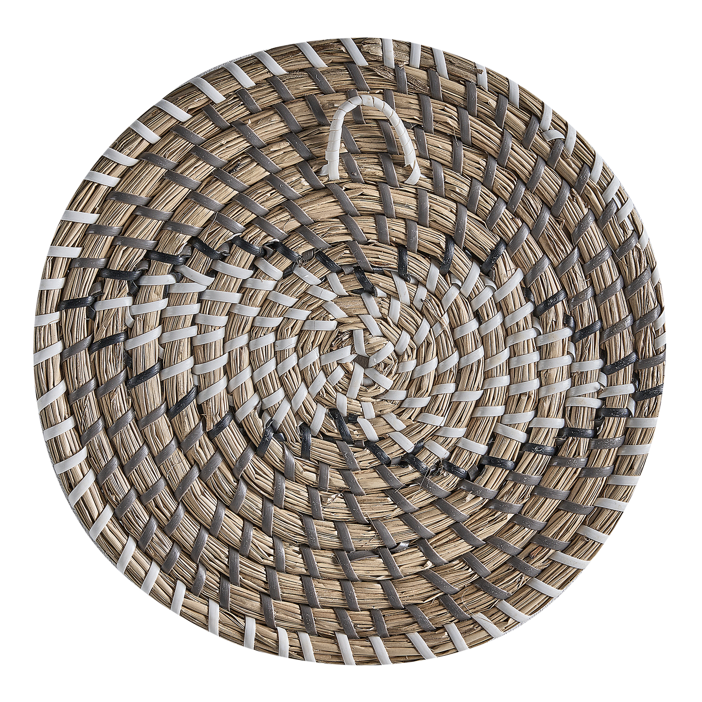 Natural Seagrass Wall Plates Set of 4 Handmade African Style