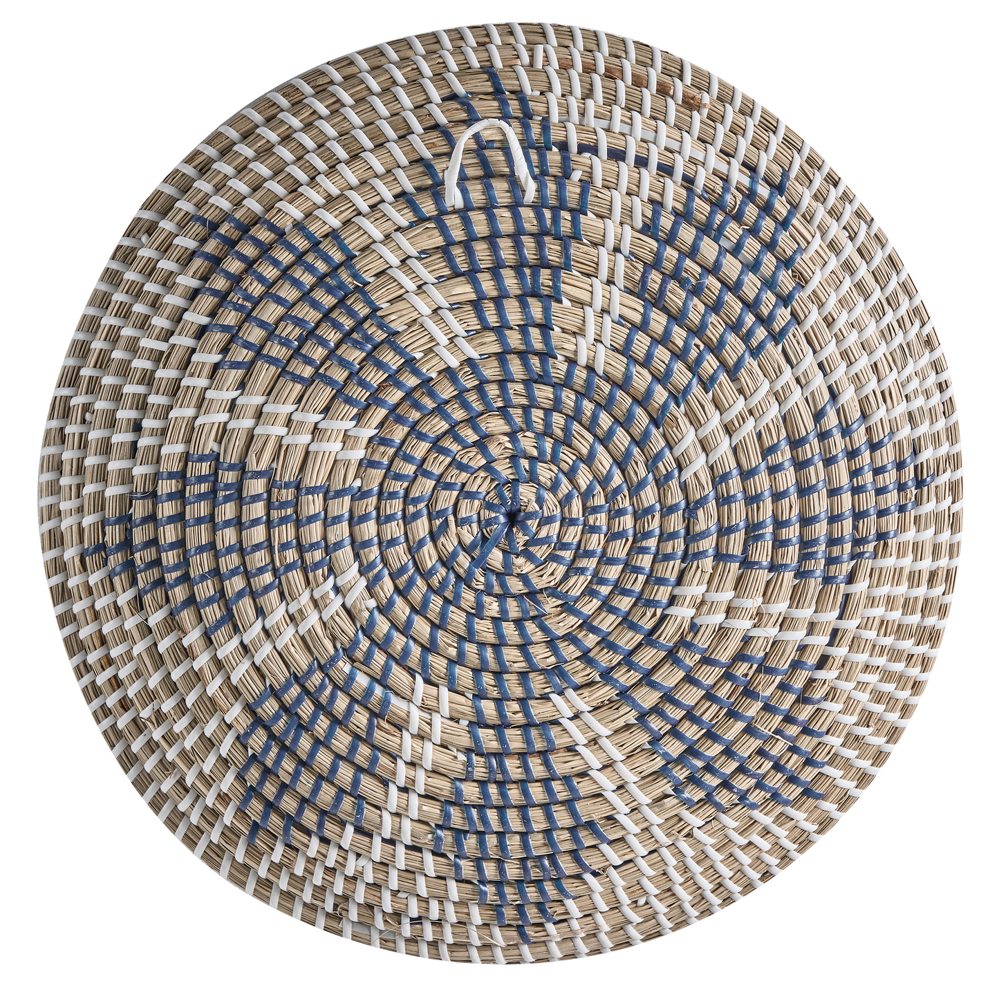 Seagrass Wall Plates Set of 5 Handwoven Multicolor African