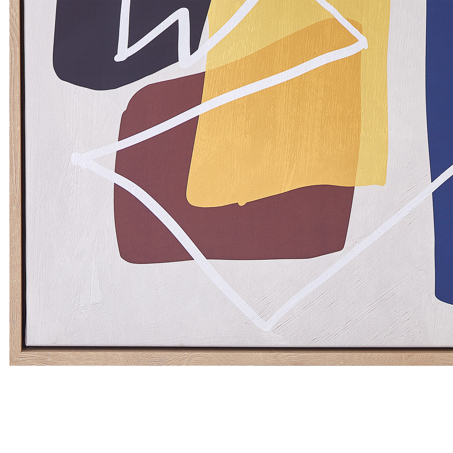 Glam Canvas Art Print Multicolour 93 x 63 cm Abstract Shapes