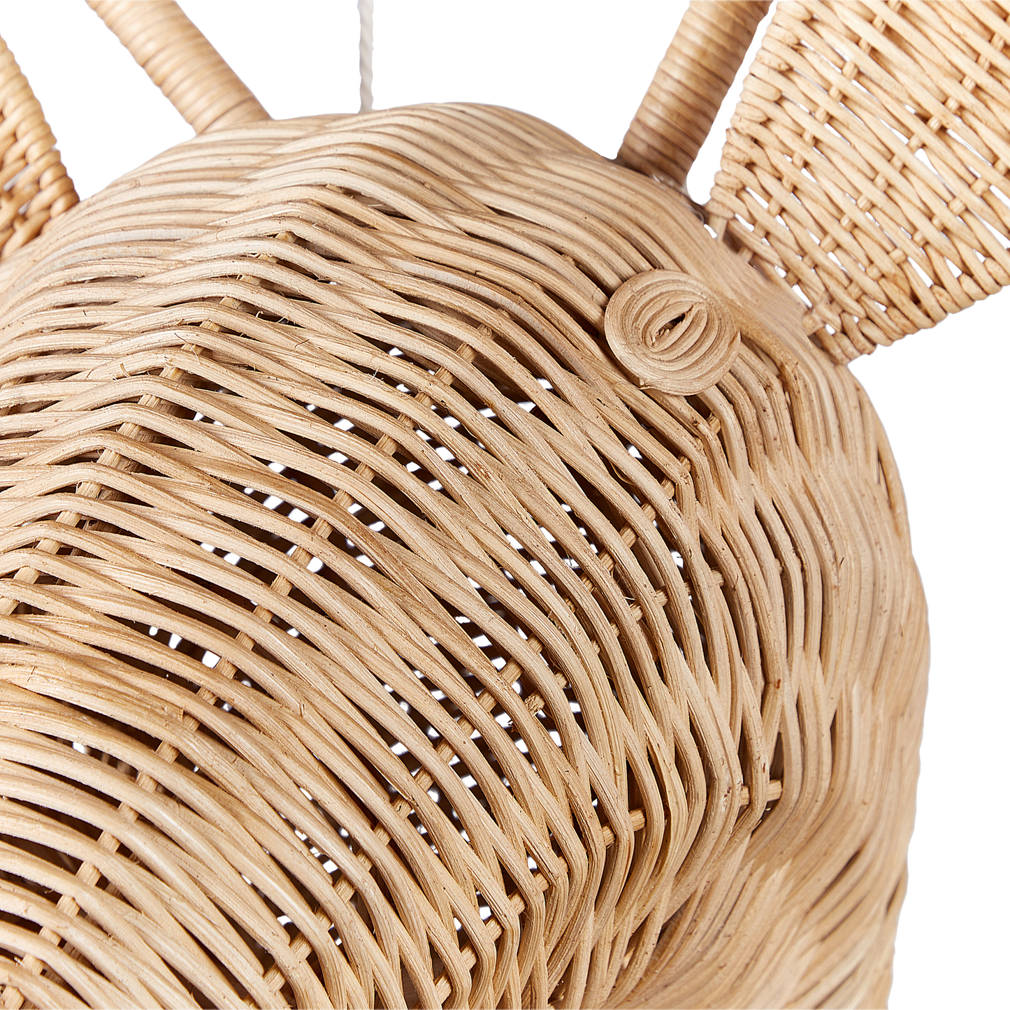 Giraffe Rattan Wall Decor Handmade Natural Finish