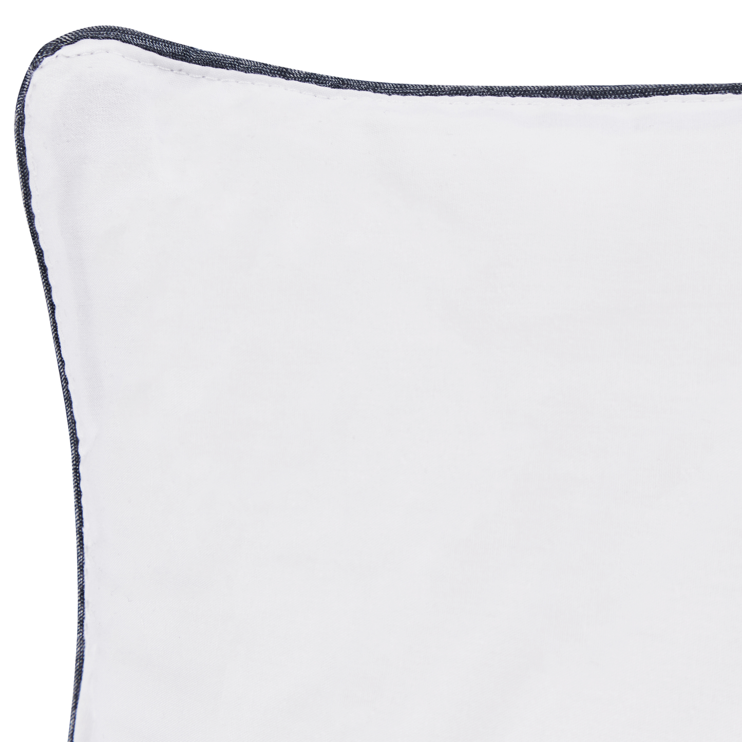 Japara Pillow White 50 x 60cm Microfiber Fill High Profile Satin Piping