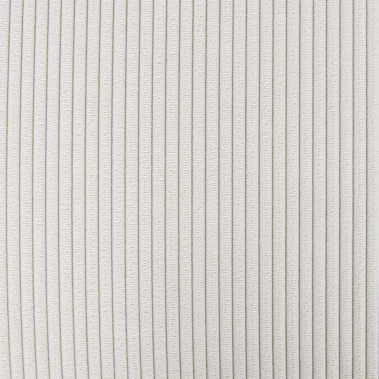 Off White Jumbo Corduroy Ottoman 80 x 80 x 35cm Square For Modern Living Room