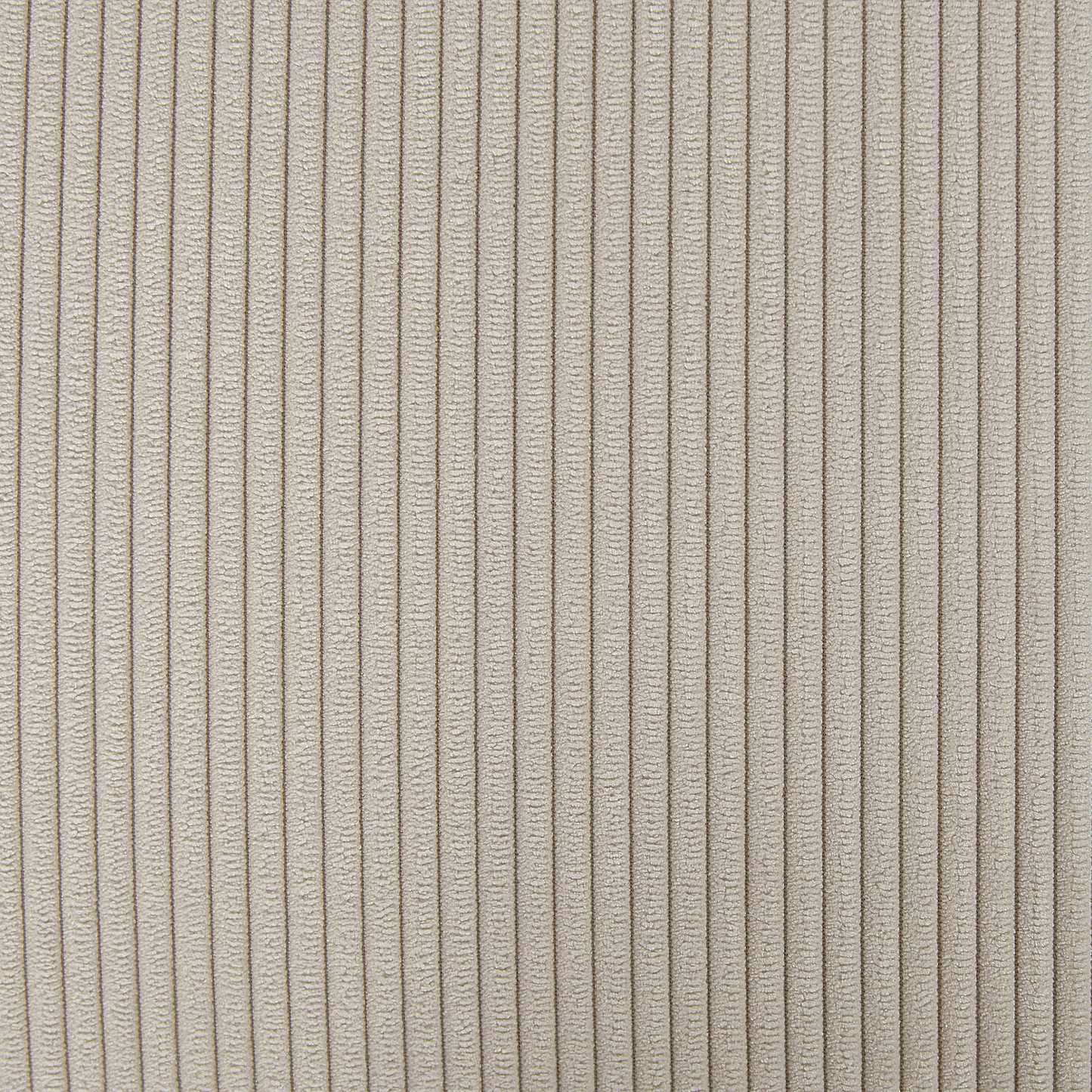 Beige Jumbo Corduroy Ottoman 80 x 80 x 35cm Square Corduroy Fabric For Modern Living Room