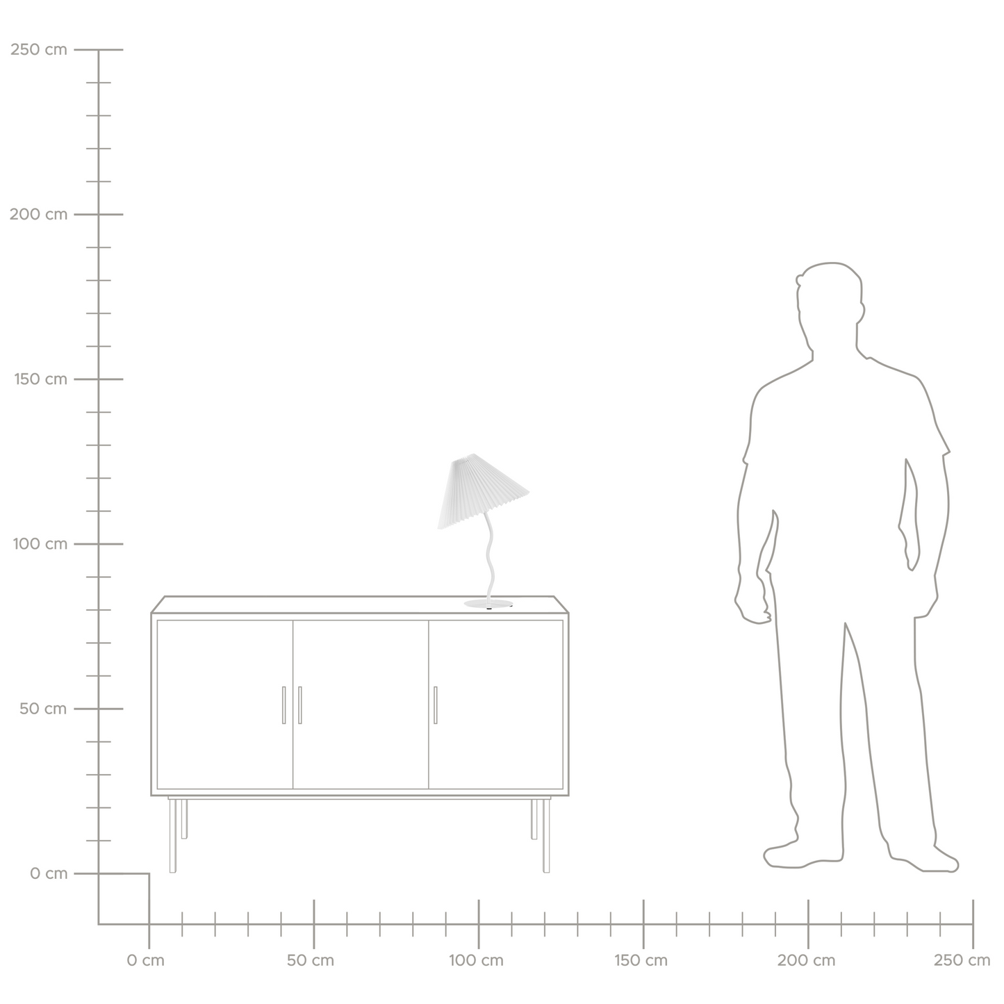 Table Lamp White Metal Base Synthetic Pleated Shade Modern Minimalist Design Suitable For Living Room And Bedroom