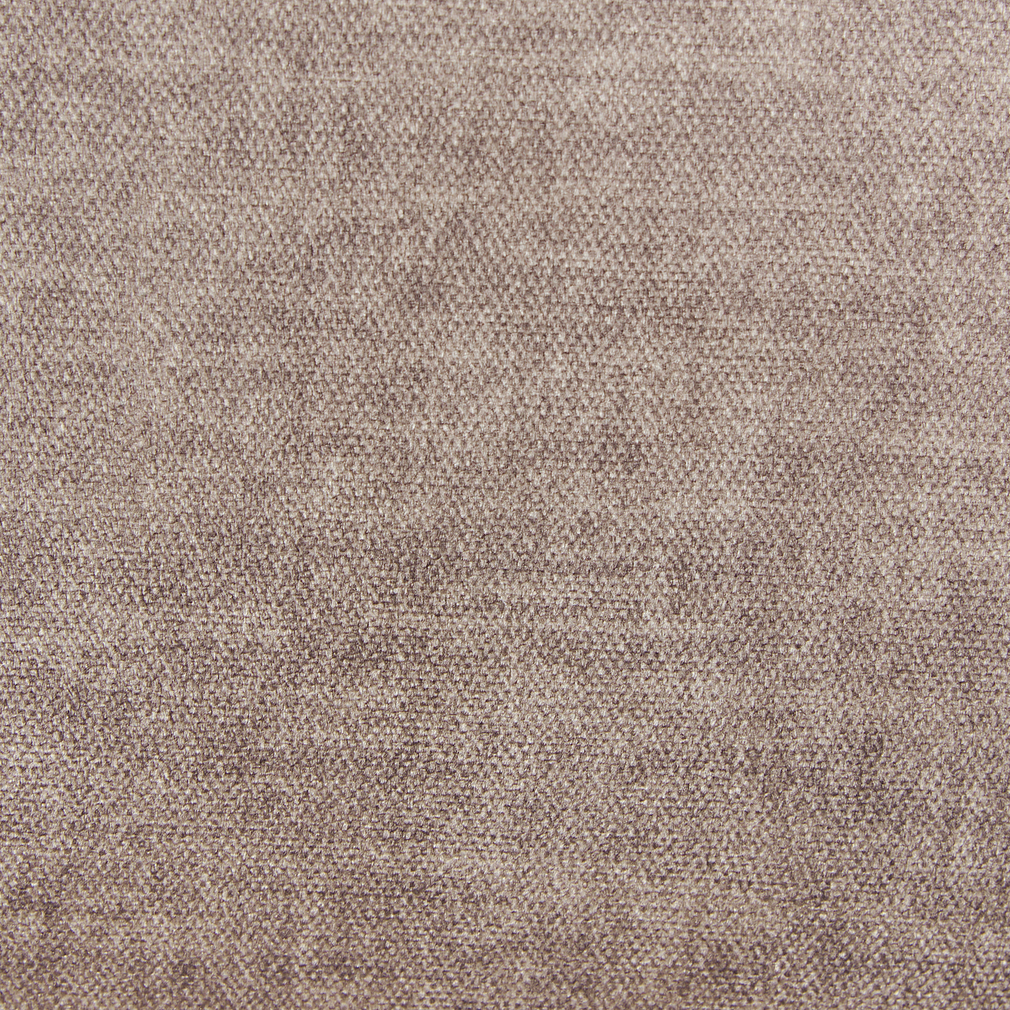 Ottoman Brown Fabric Upholstered Footstool Minimalist Footrest Thick Foam Cushion
