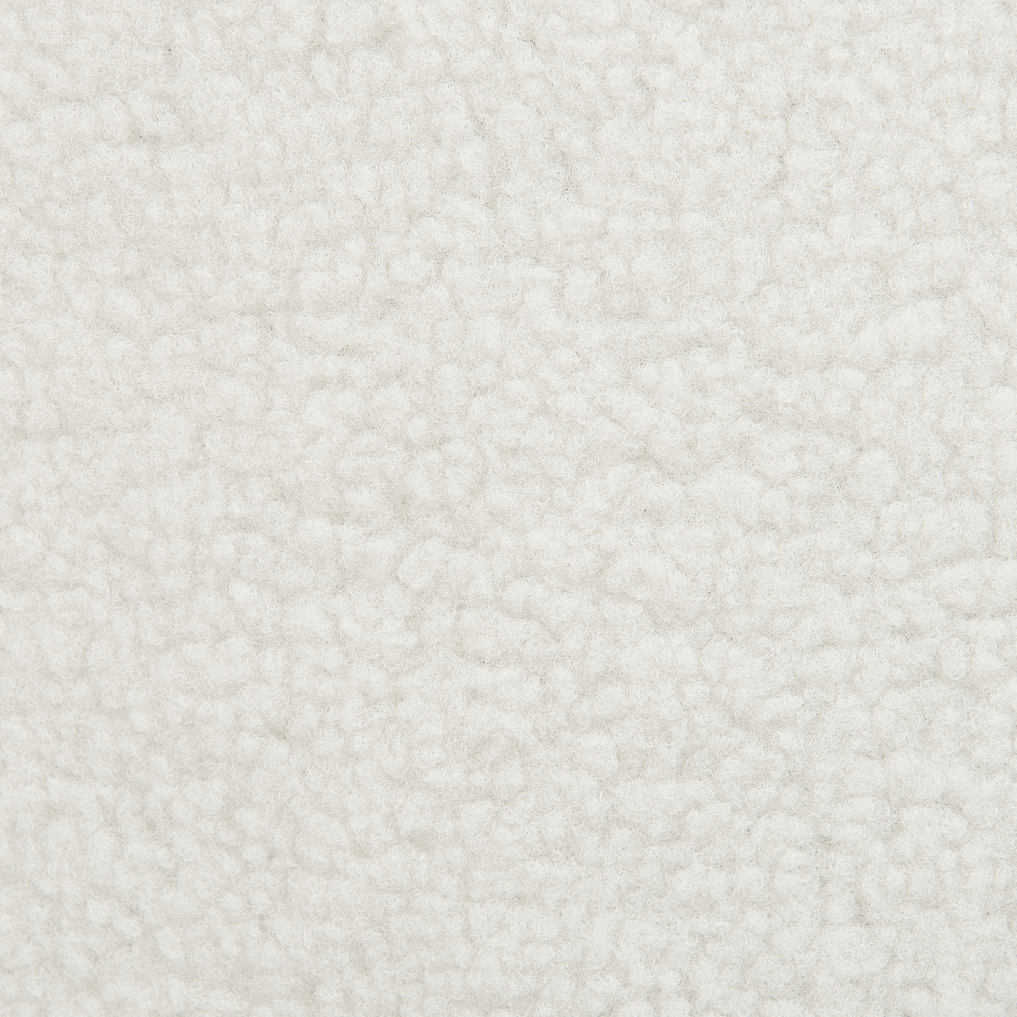 Armchair White Boucle Armless Chair Vertical Tufting