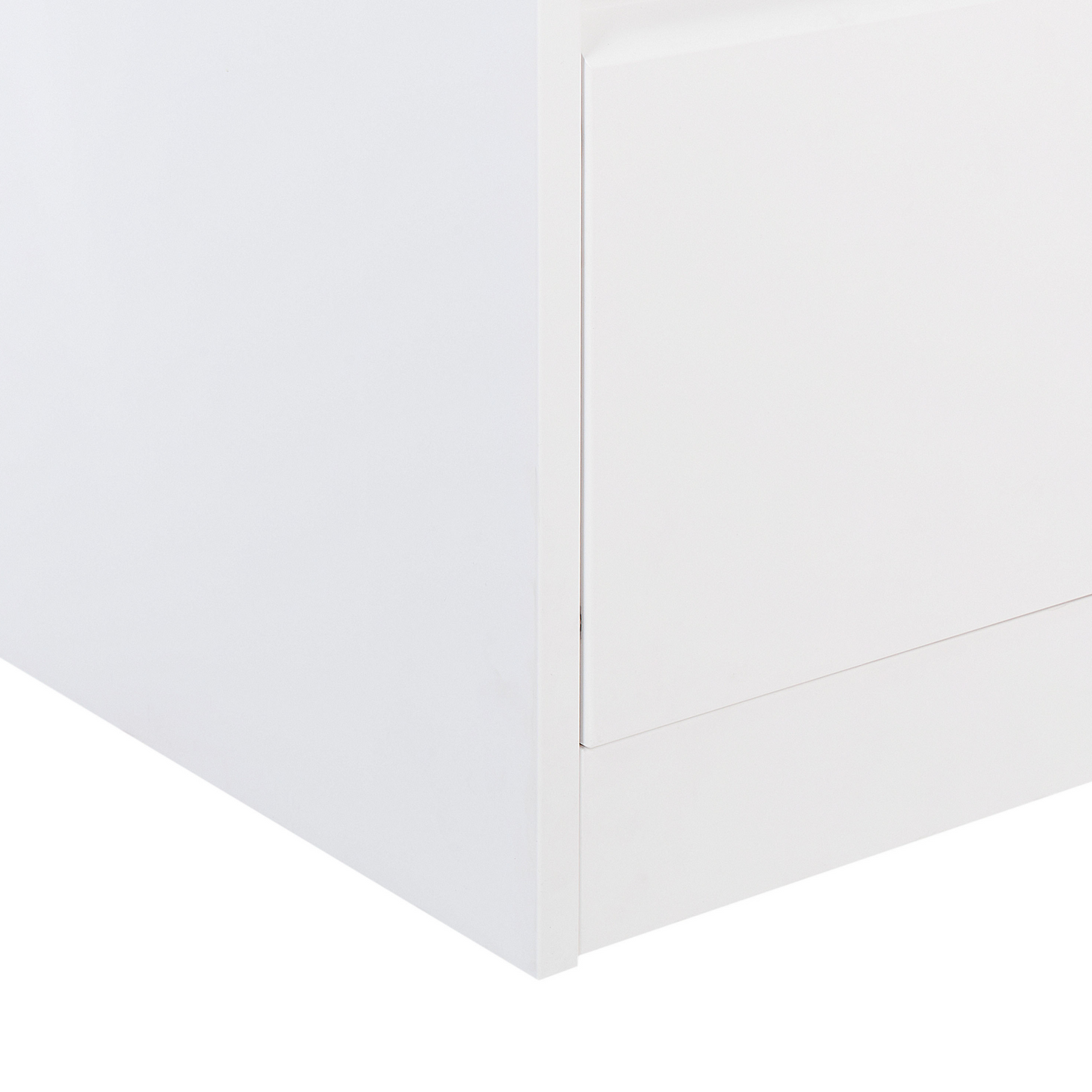 Apex Office Storage Unit White Steel 4 Drawer Locking Cabinet