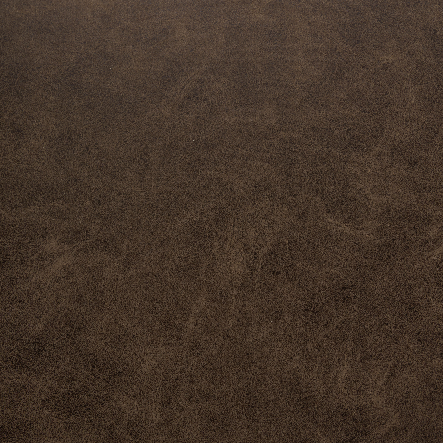 Armchair Cushioned Brown Faux Leather With Black Iron Legs