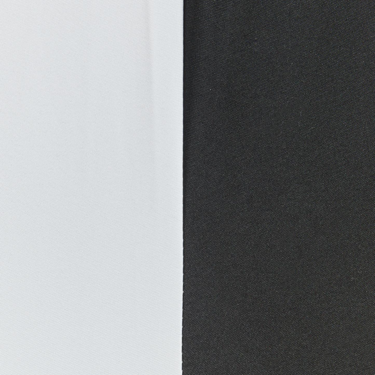 Garden Market Parasol Black White UV Resistant Aluminum Pole 2.45m