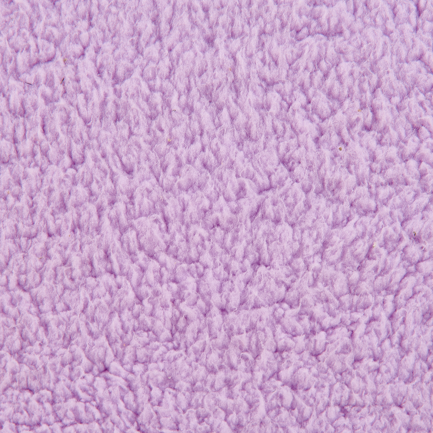 Violet Pouffe 40 x 40 x 40cm Fluffy Teddy Fabric Square Seat