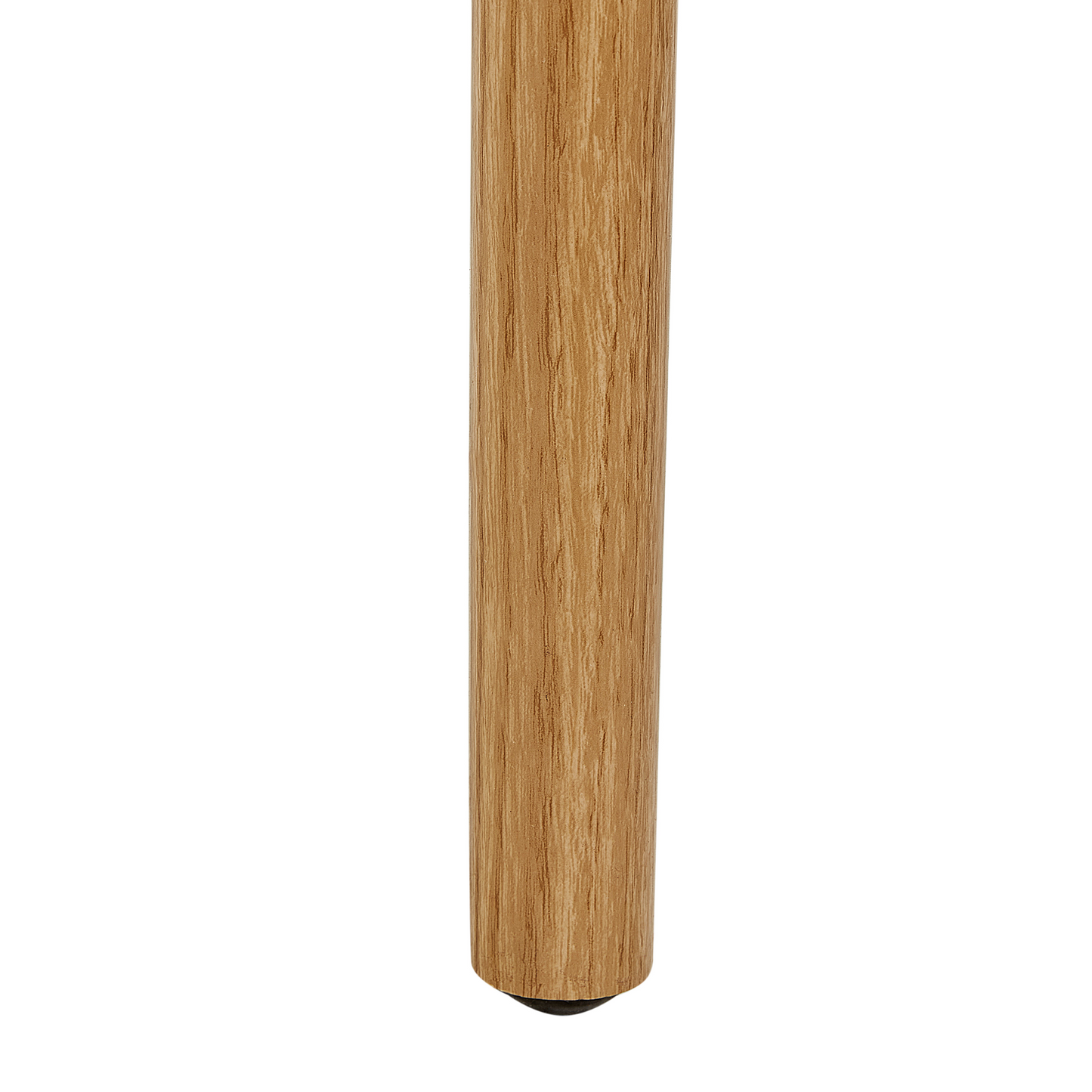 Nightstand Bedside Table Light Brown MDF With Solid Wood Legs 40x40 CM Sliding Cabinet