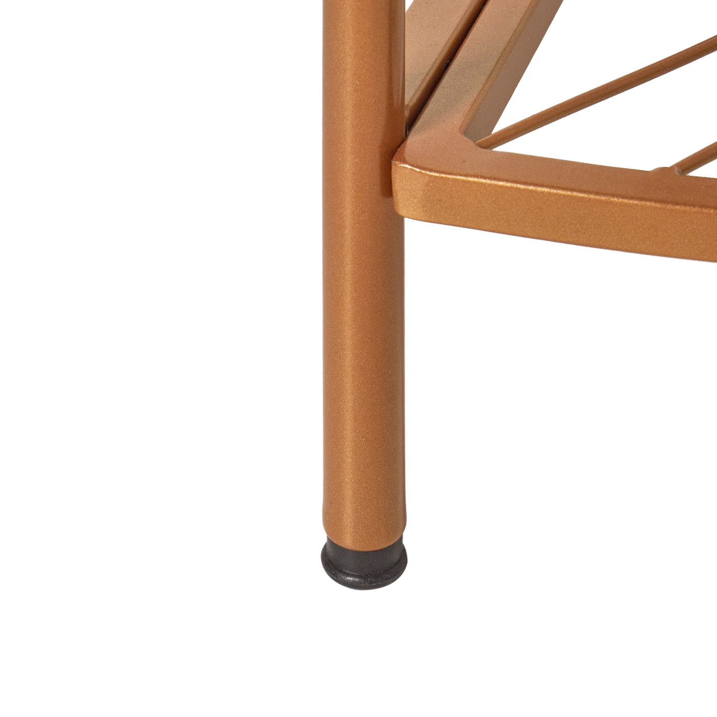 Industrial Gold Clothes Rack 160cm Freestanding With Shelves