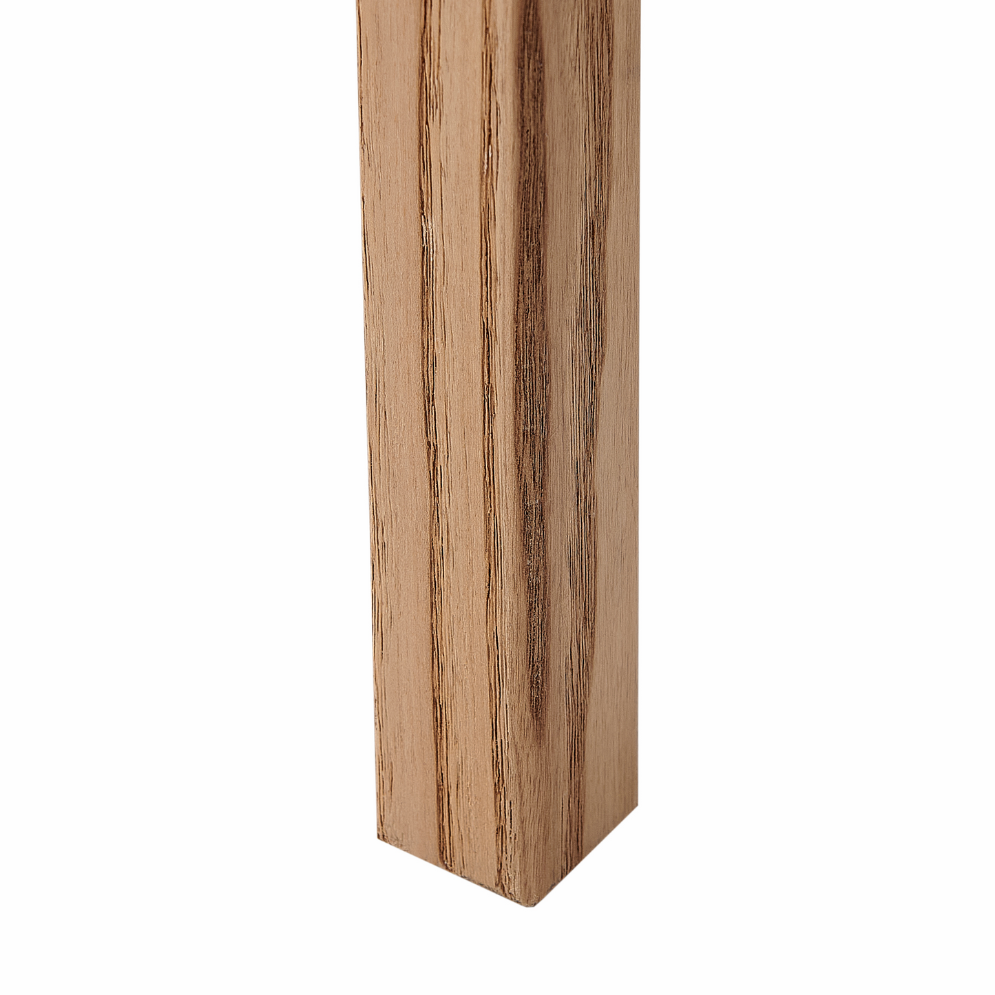 Sassafras Home Bedside Table Solid Light Brown 2 Drawer Rustic