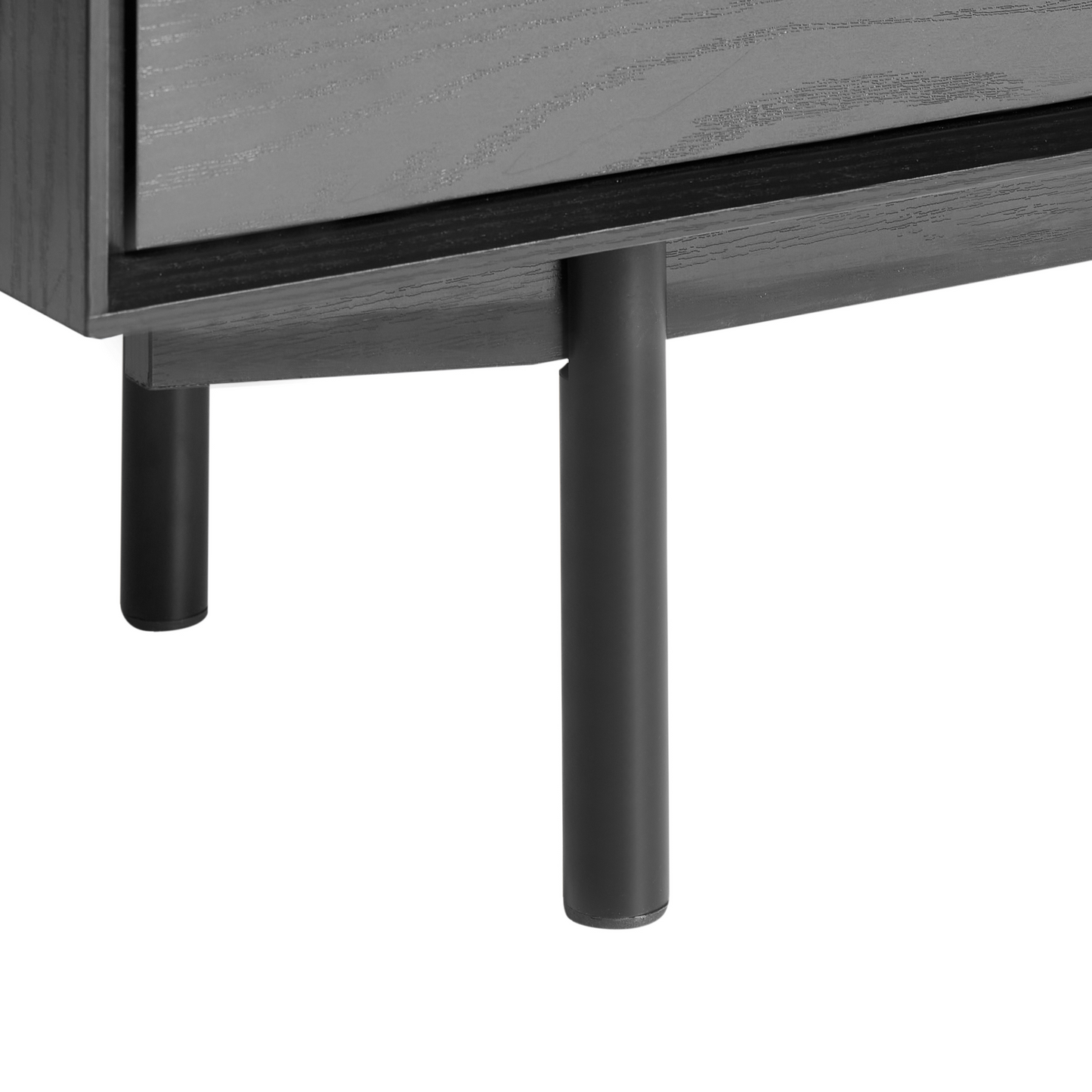 Everhome 6 Drawer Chest Black MDF Modern Storage Unit