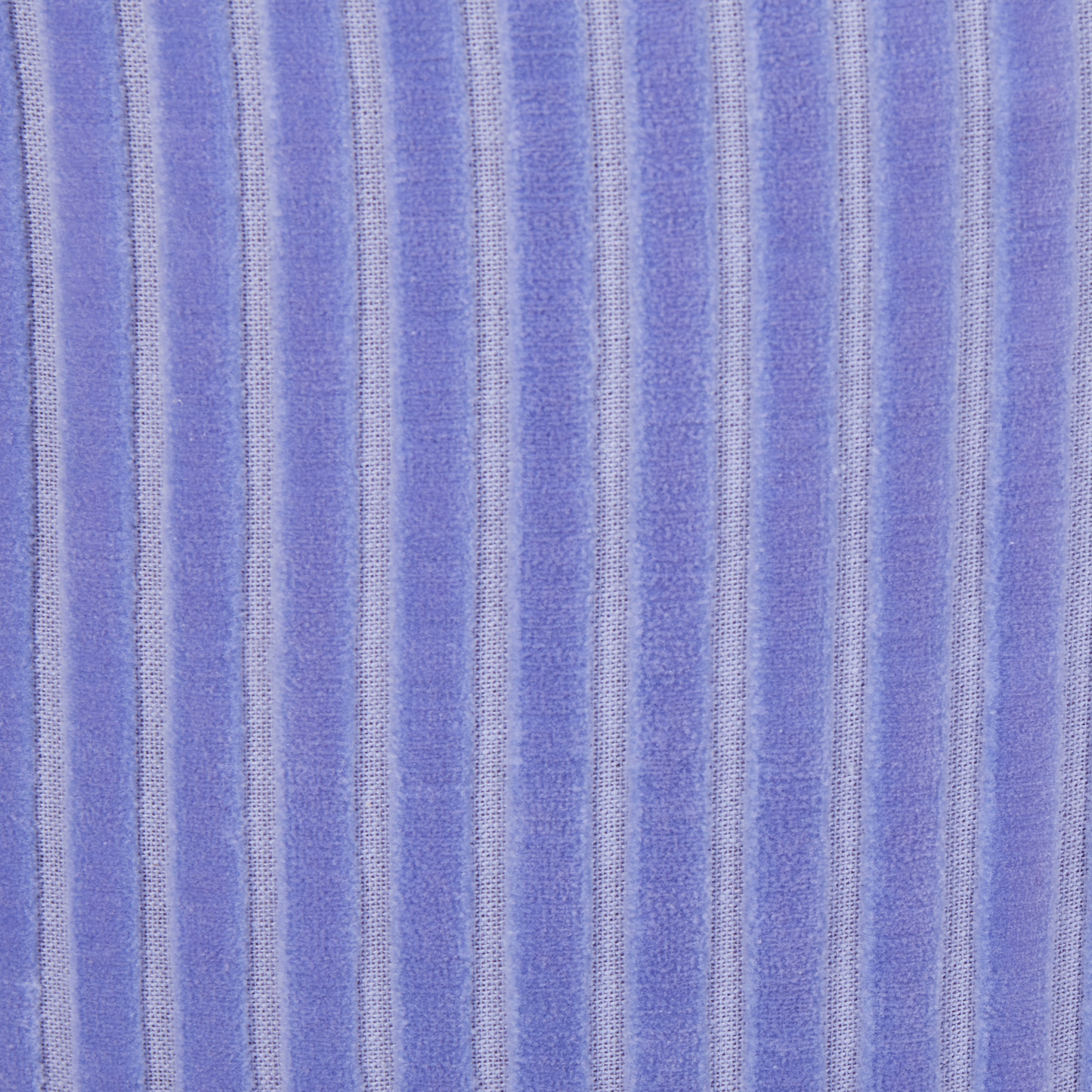 Pouffe 40 x 25cm Light Violet Corduroy Ribbed Velvet Cover
